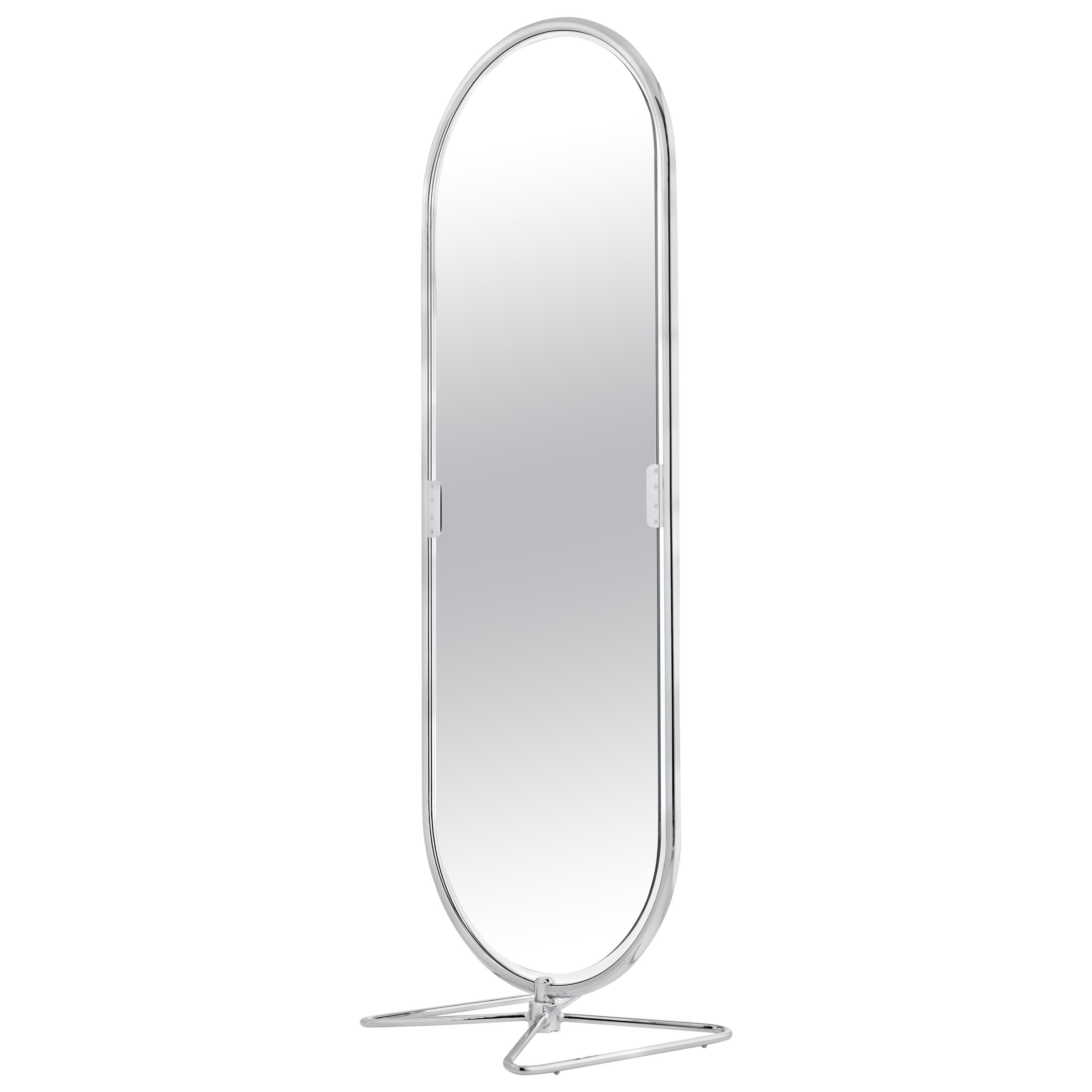 System 1-2-3 Mirror with Chrome Fram by Verner Panton