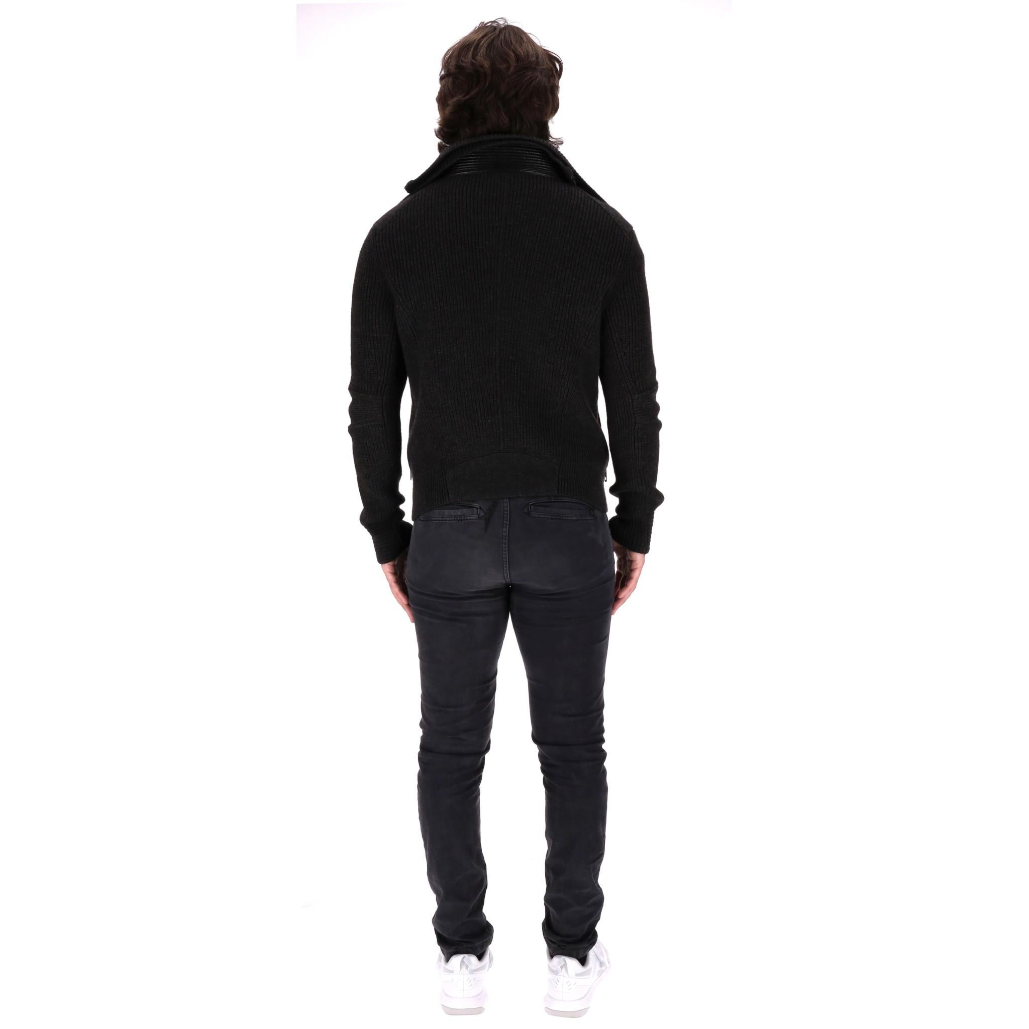Cardigan zippé en laine et alpaga System Excellent état - En vente à London, GB