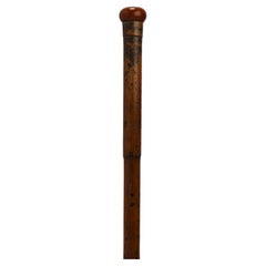 Used System walking stick, a telescope, England 1880. 
