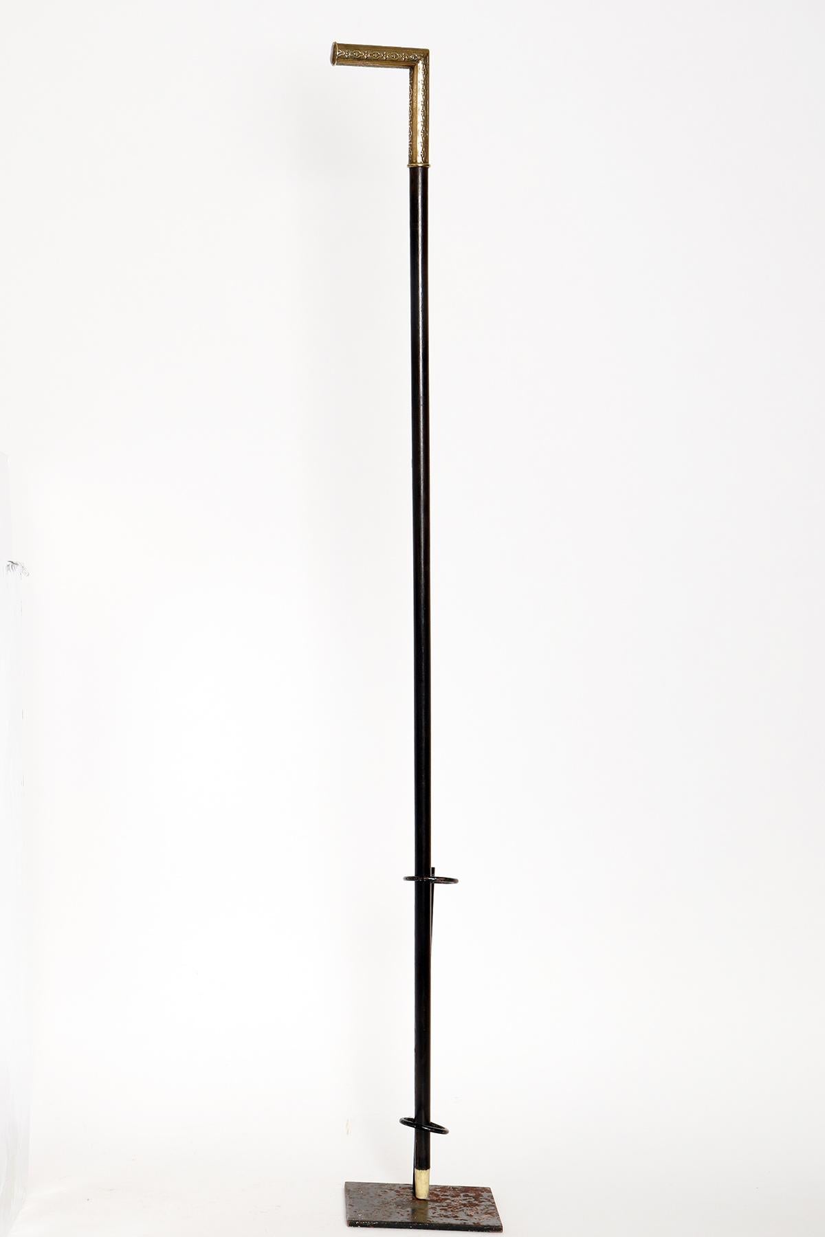 System walking stick, matches holder, Italy 1880.  For Sale 4