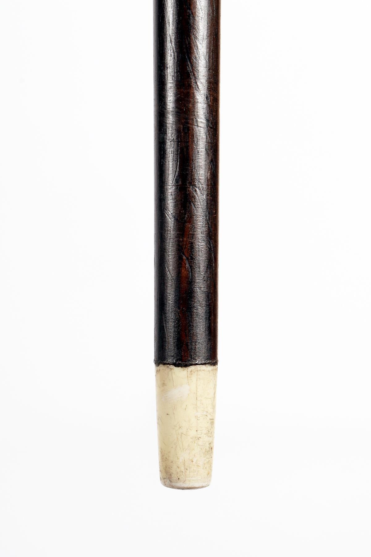 System walking stick, matches holder, Italy 1880. For Sale 7