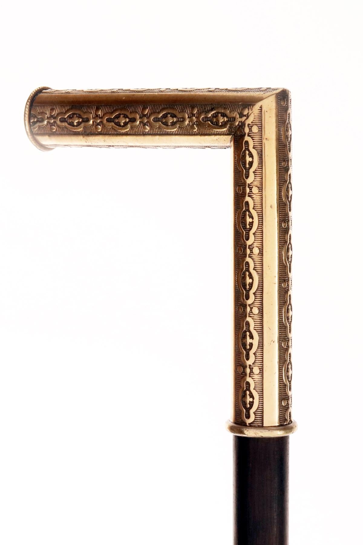 System walking stick, matches holder, Italy 1880. For Sale 2