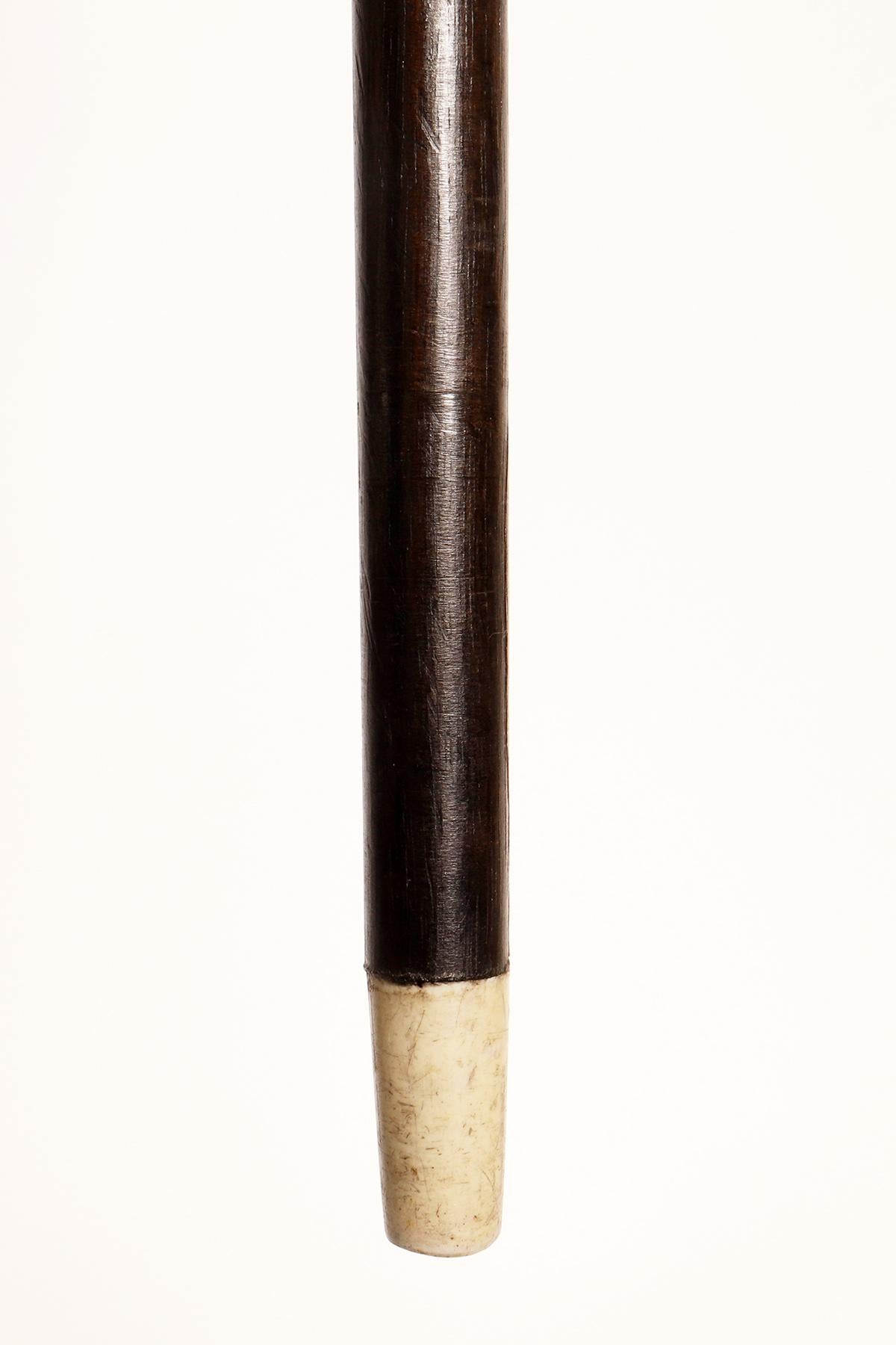 System walking stick, matches holder, Italy 1880.  For Sale 3