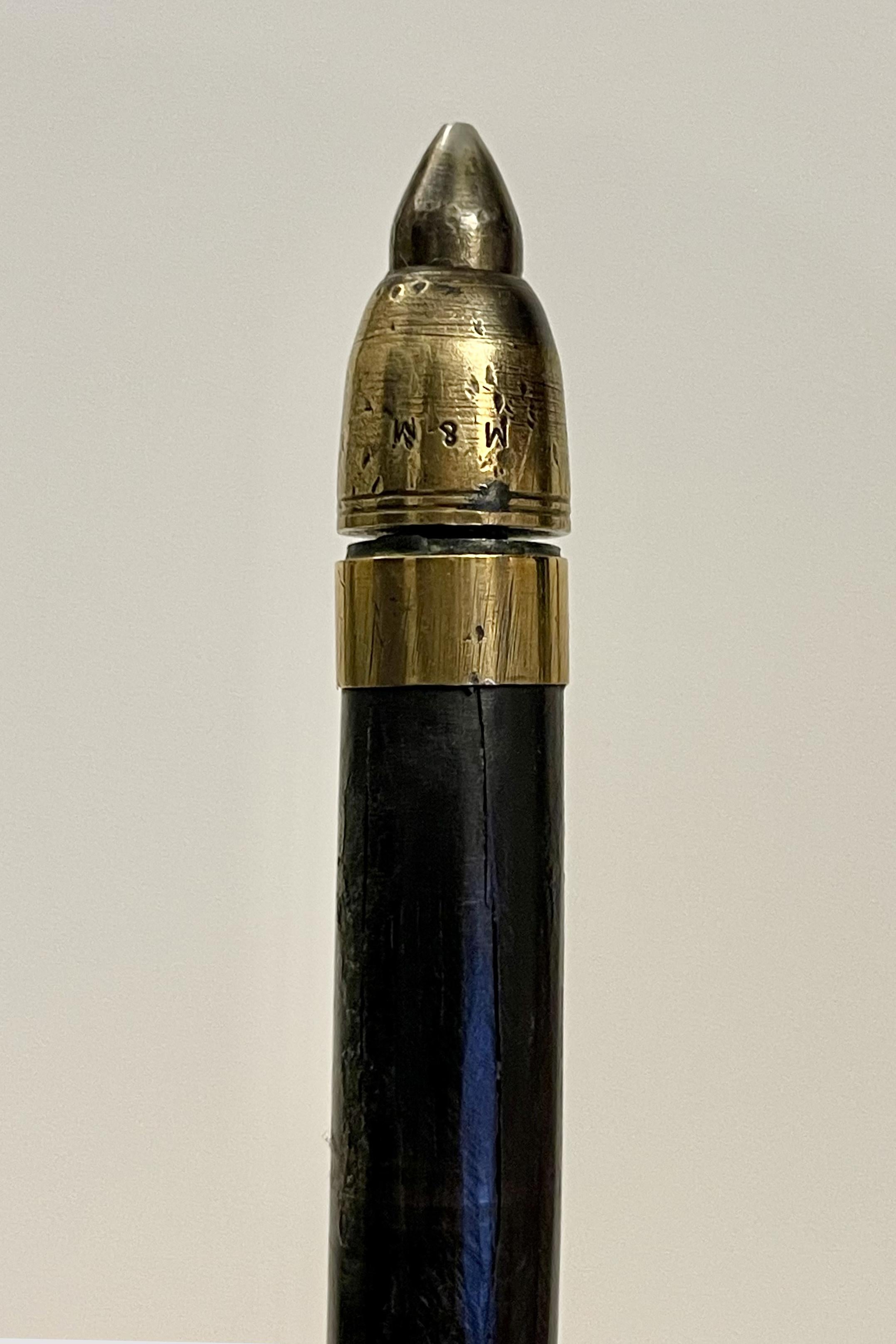 Canne à système avec une ligne de plomb en laiton, France 1910. en vente 3