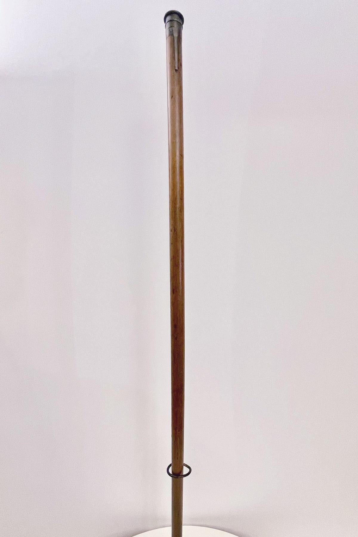 French System  walking stick with grain measuring the function, France 1820.  For Sale