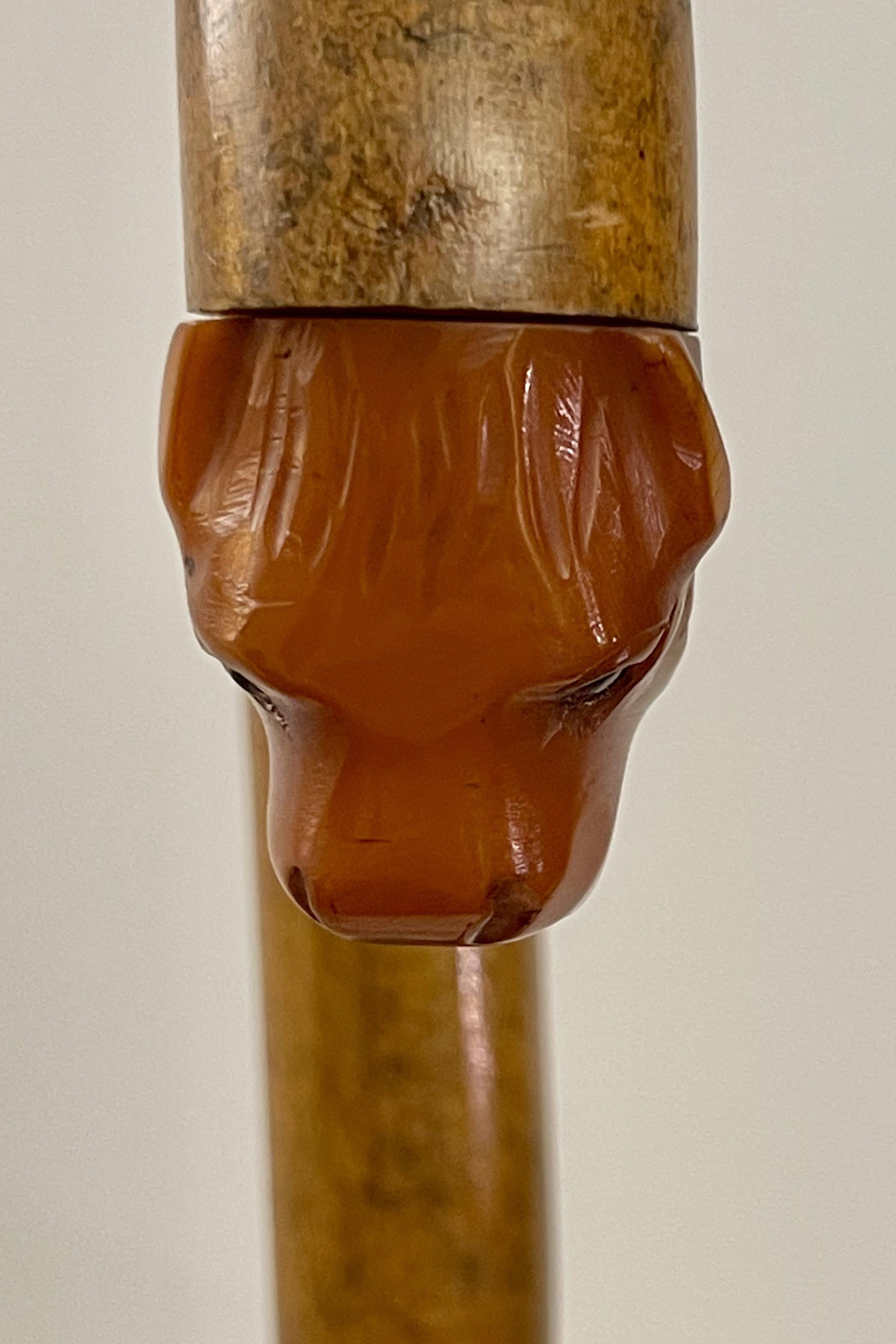 System walking stick with light, England 1920.  For Sale 6