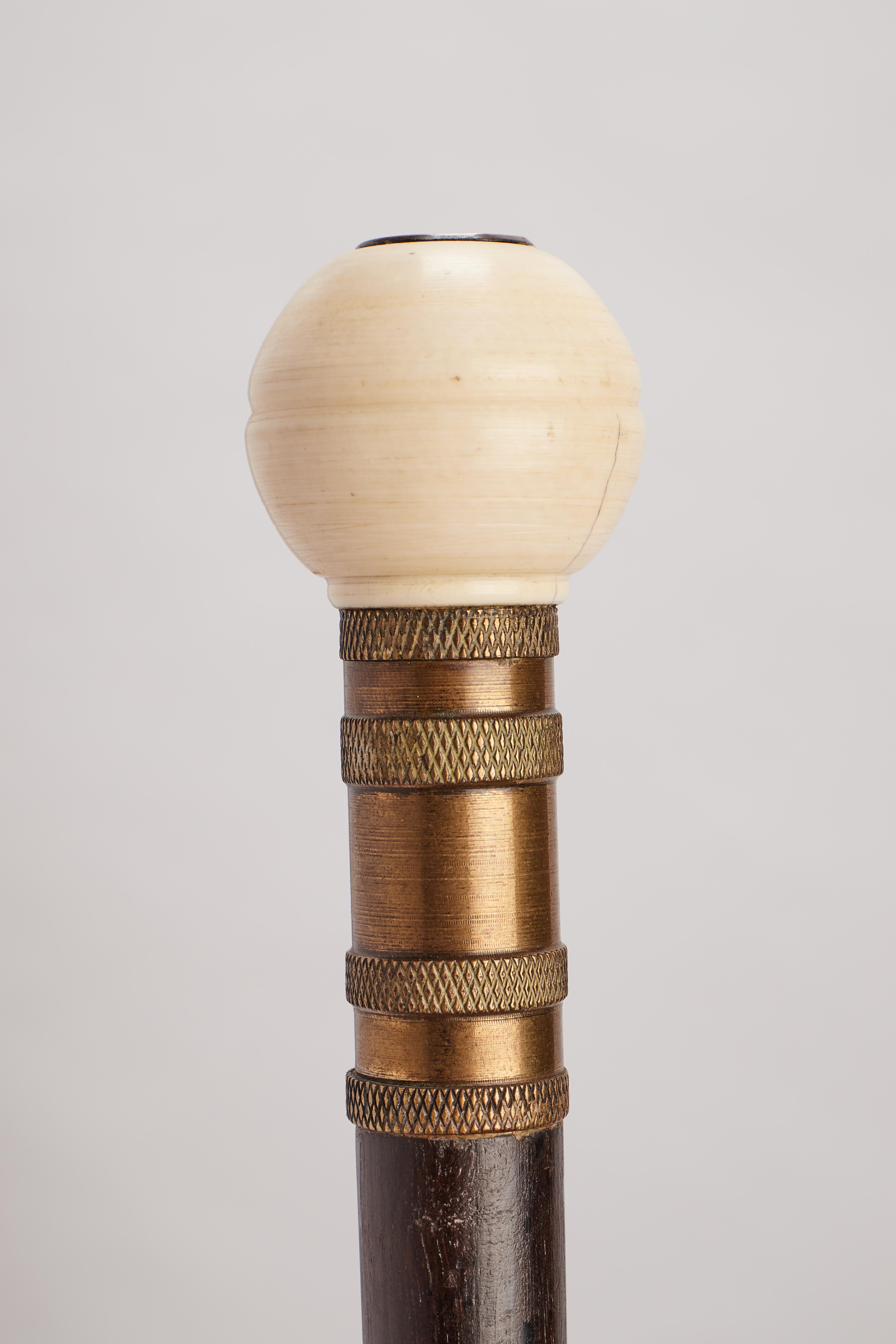 System walking stick mit leichterer Funktion, Frankreich 1890. im Zustand „Gut“ im Angebot in Milan, IT