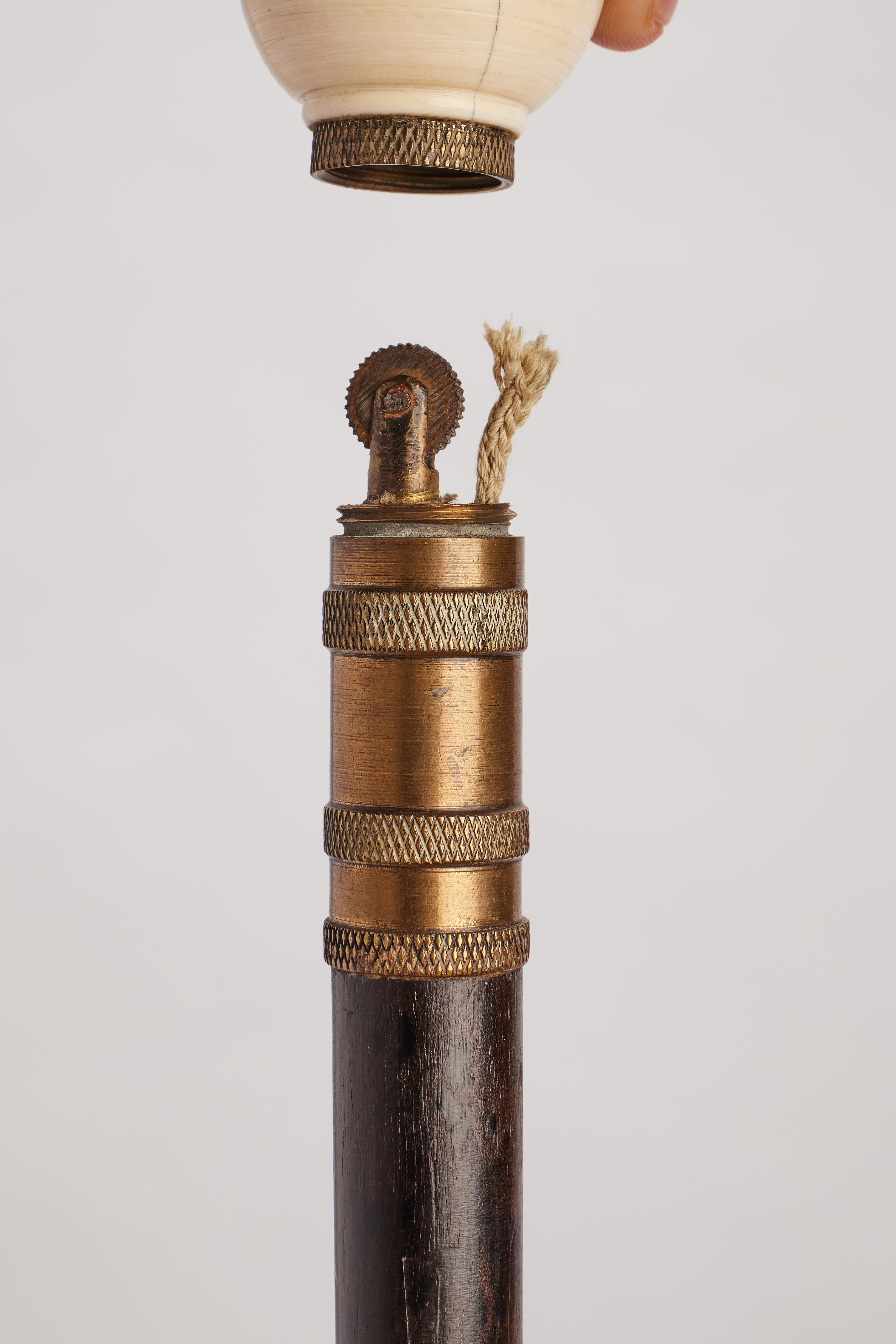 System walking stick mit leichterer Funktion, Frankreich 1890. (Metall) im Angebot