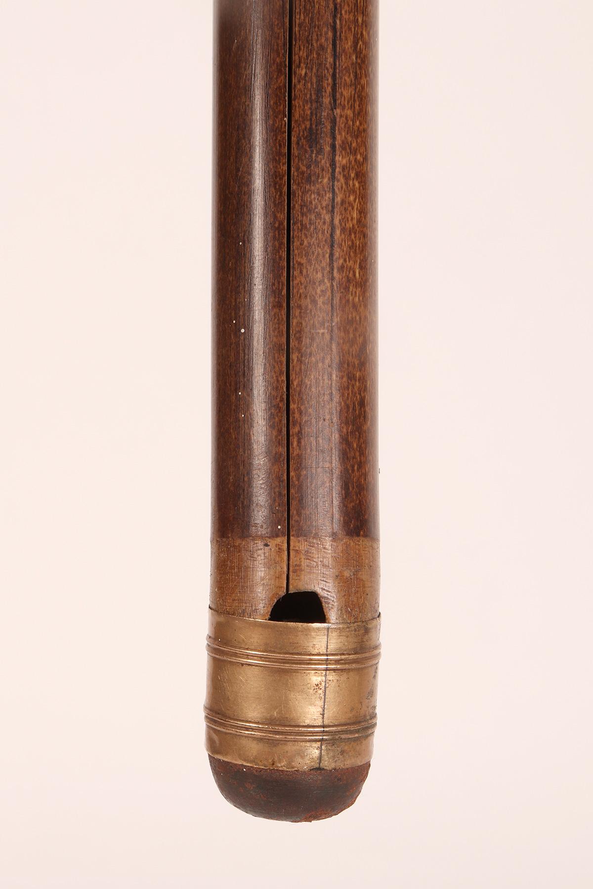 System walking stick with the function of a musical instrument. France 1890. For Sale 9