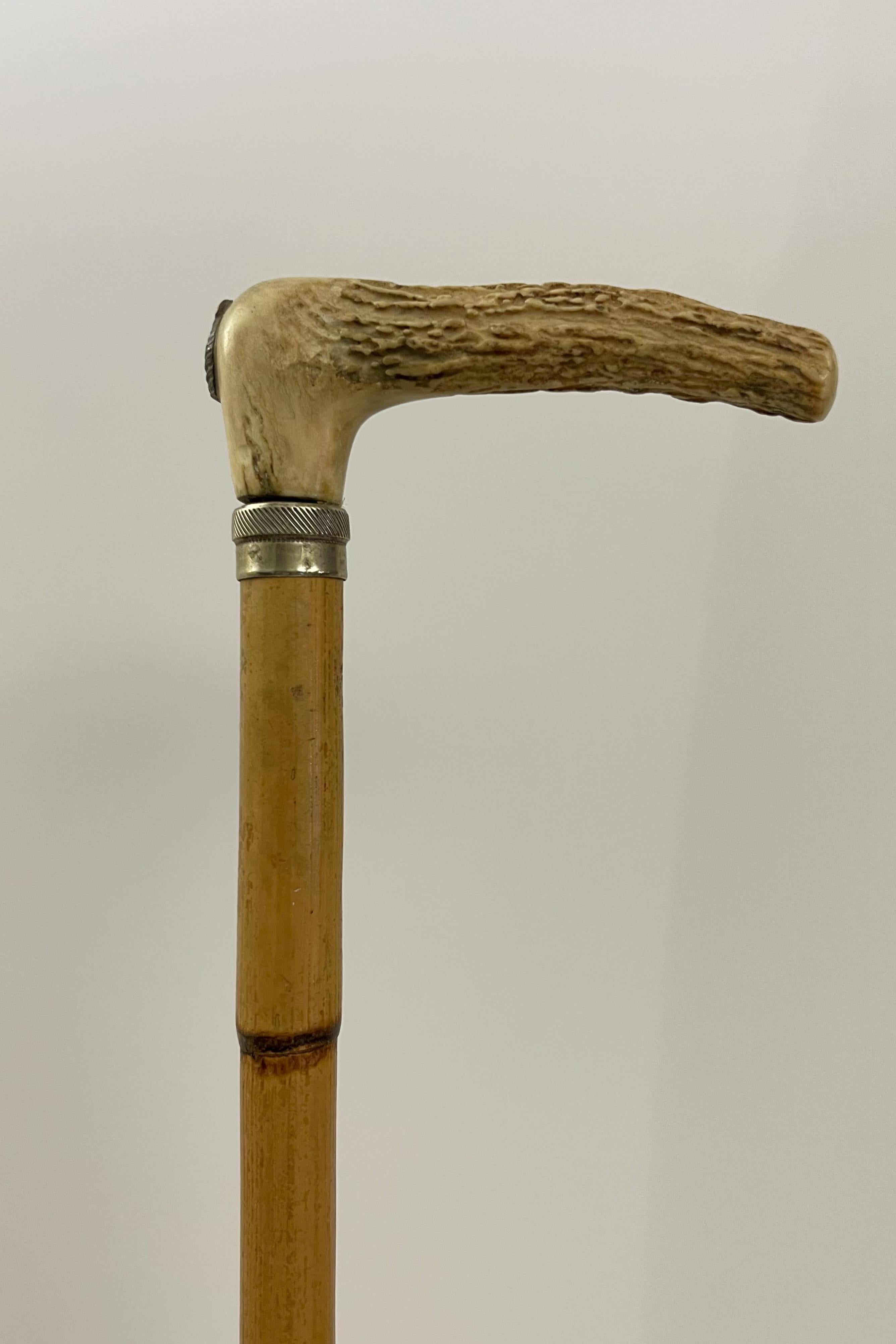 System walking stick with the function of measuring device, France 1890. For Sale 5