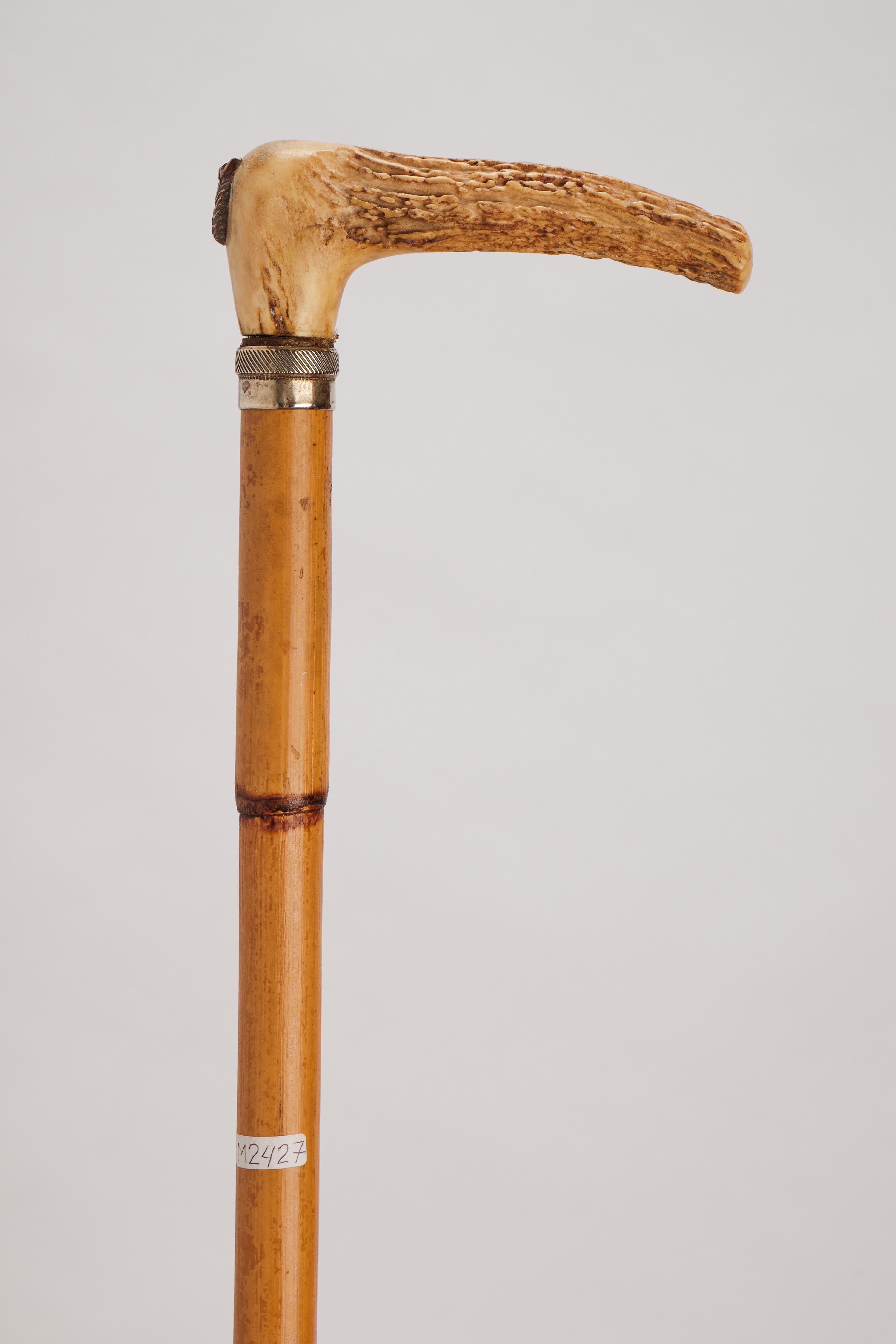 French System walking stick with the function of measuring device, France 1890. For Sale