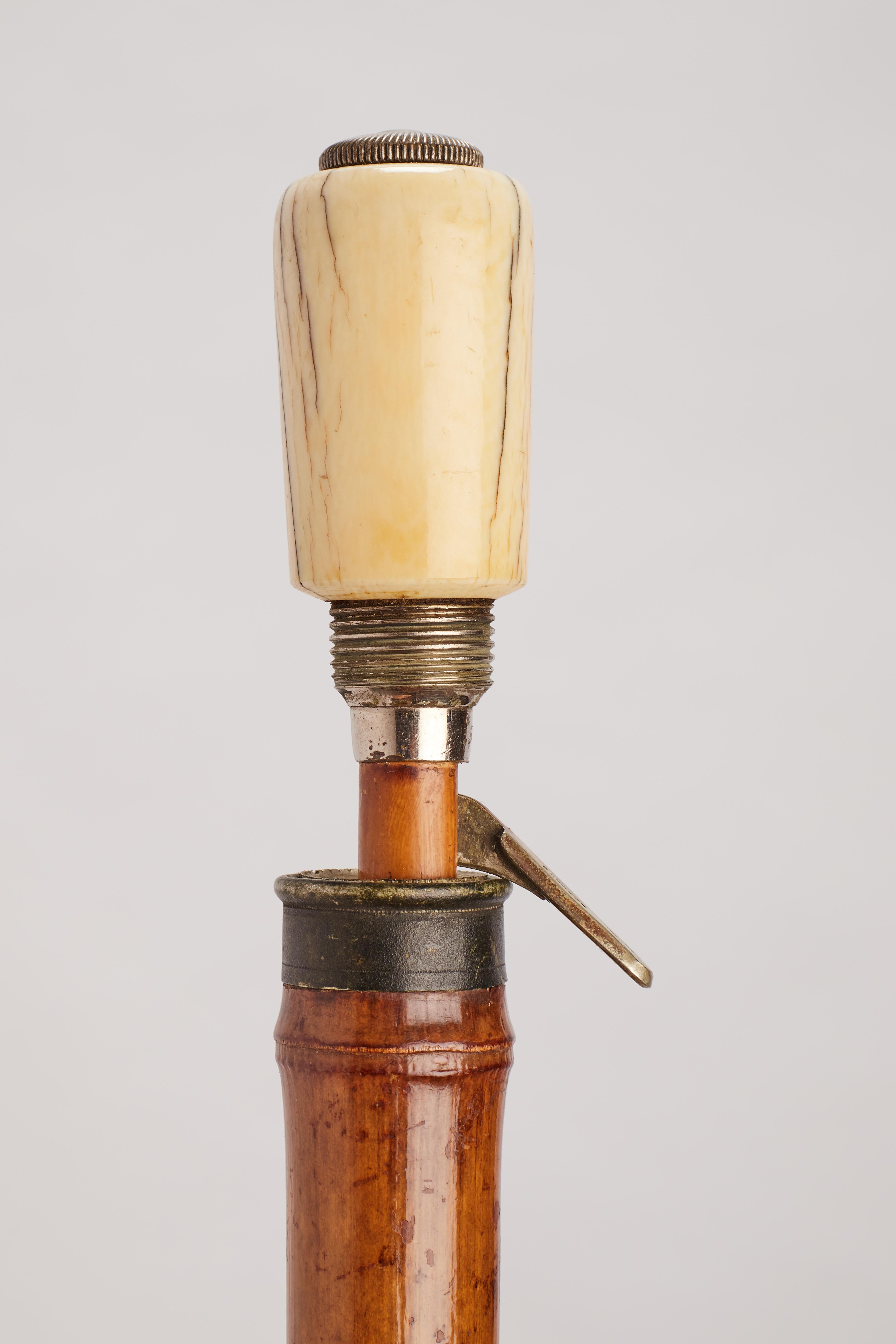 System walking stick mit der Funktion eines Scherens, Frankreich 1890. (19. Jahrhundert) im Angebot