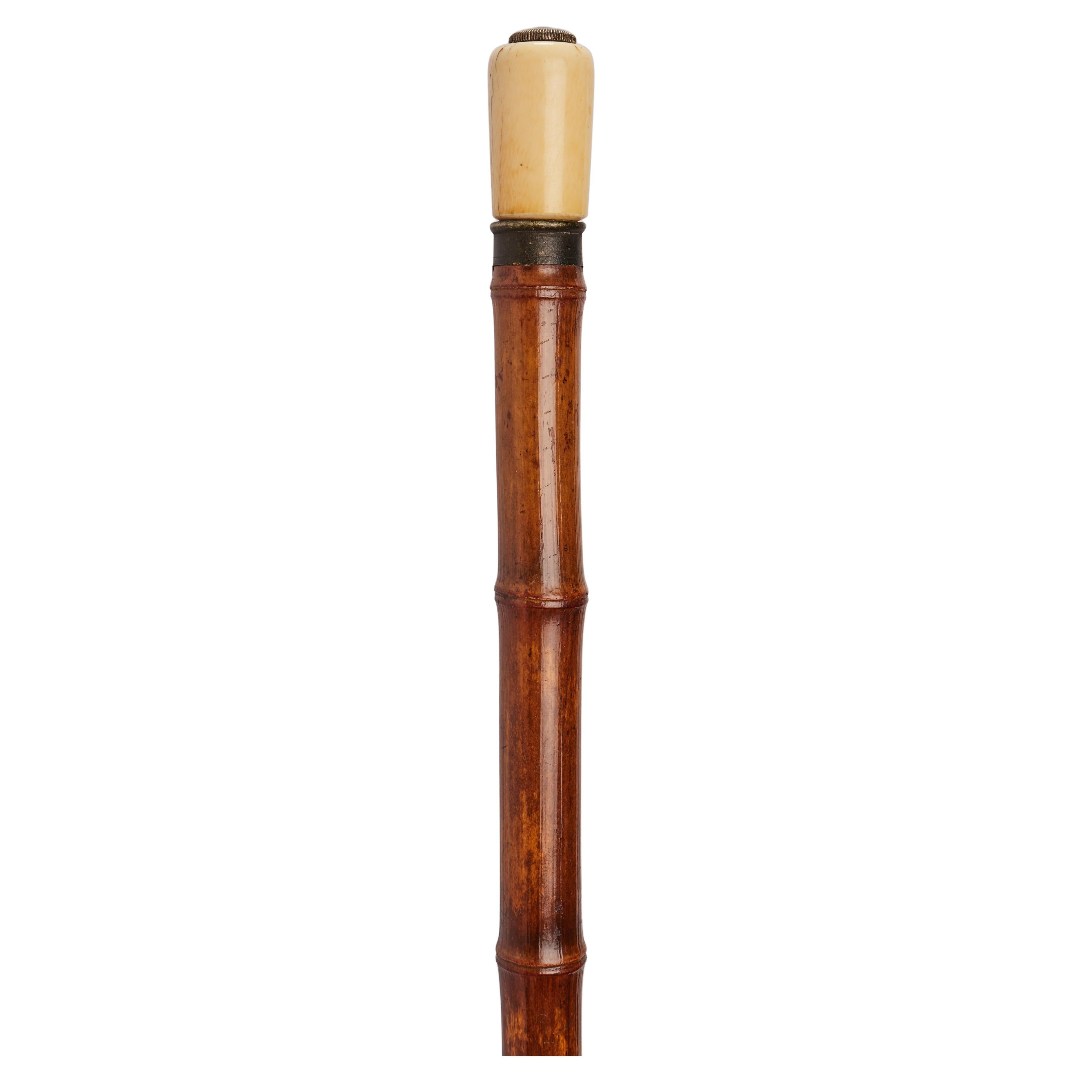 System walking stick with the function of scissor, France 1890.
