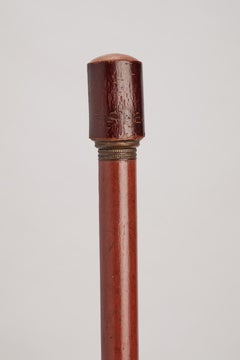 System walking stick with the function of smoking pipe, France 1900.