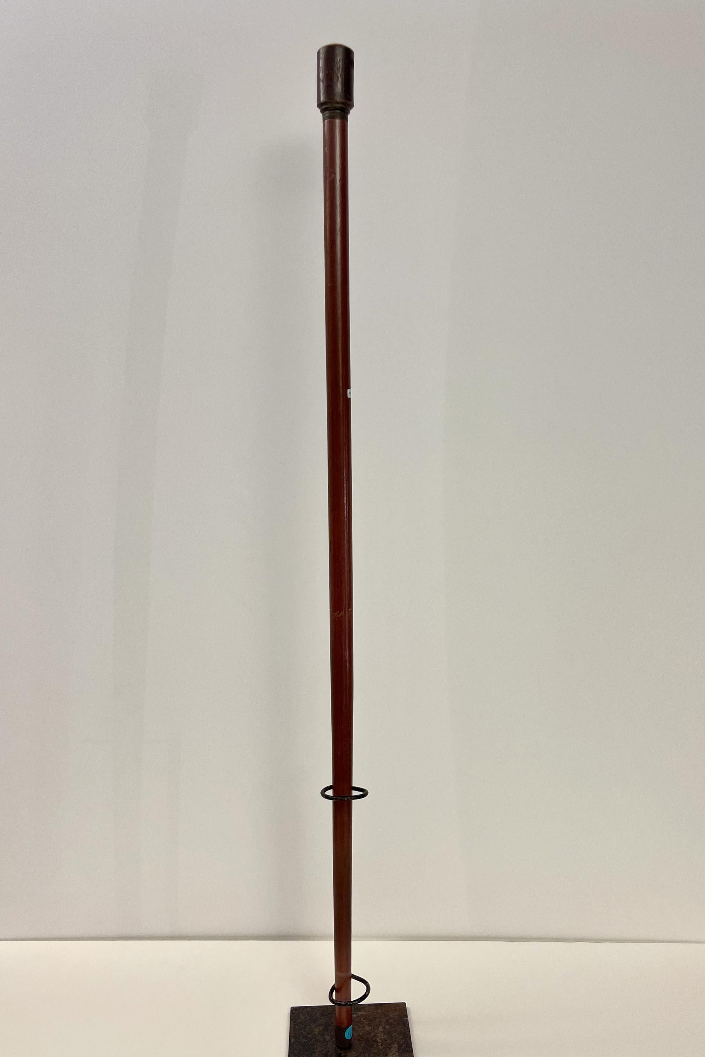 System walking stick with the function of smoking pipe, France 1900. For Sale 1