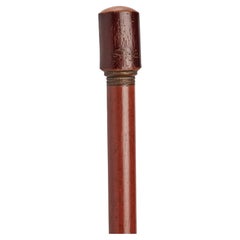 Antique System walking stick with the function of smoking pipe, France 1900.
