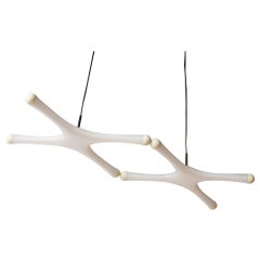 Lampada a sospensione System X Ross Lovegrove Design dell'era spaziale in stile Y2K