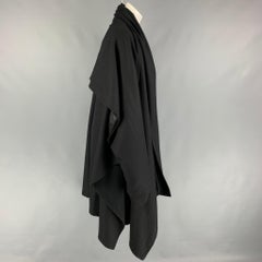S'YTE by YOHJI YAMAMOTO Size M Black Wool Layered Coat