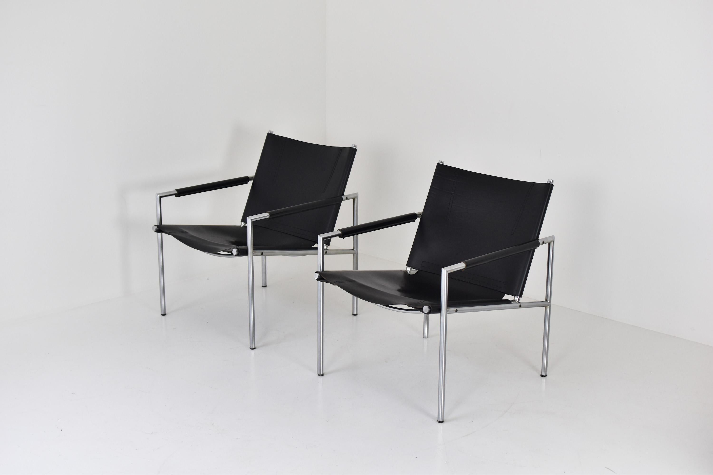 Mid-Century Modern ‘SZ02’ Easy Chairs by Martin Visser for ‘t Spectrum, the Netherlands, 1960s