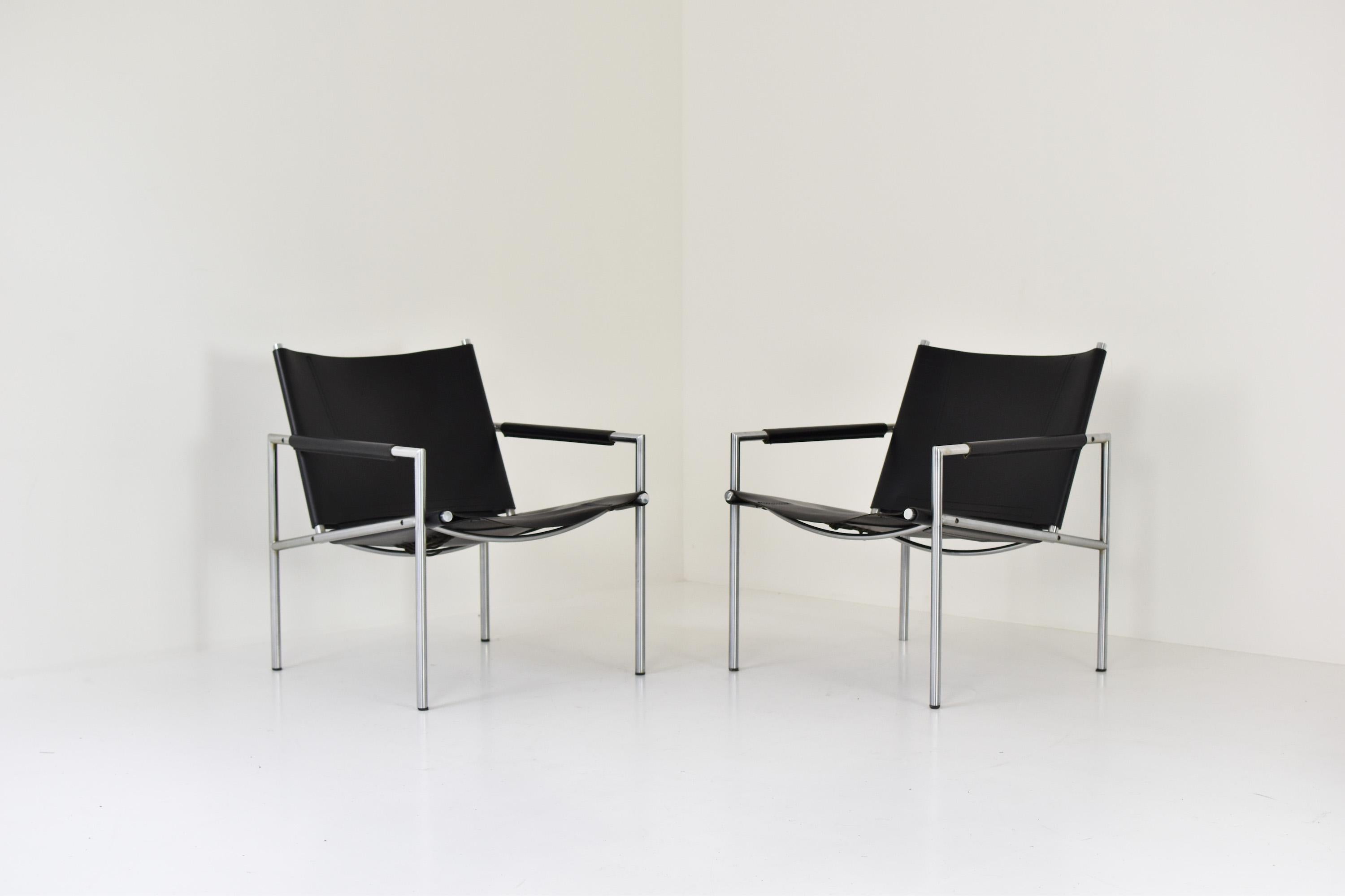 Dutch ‘SZ02’ Easy Chairs by Martin Visser for ‘t Spectrum, the Netherlands, 1960s