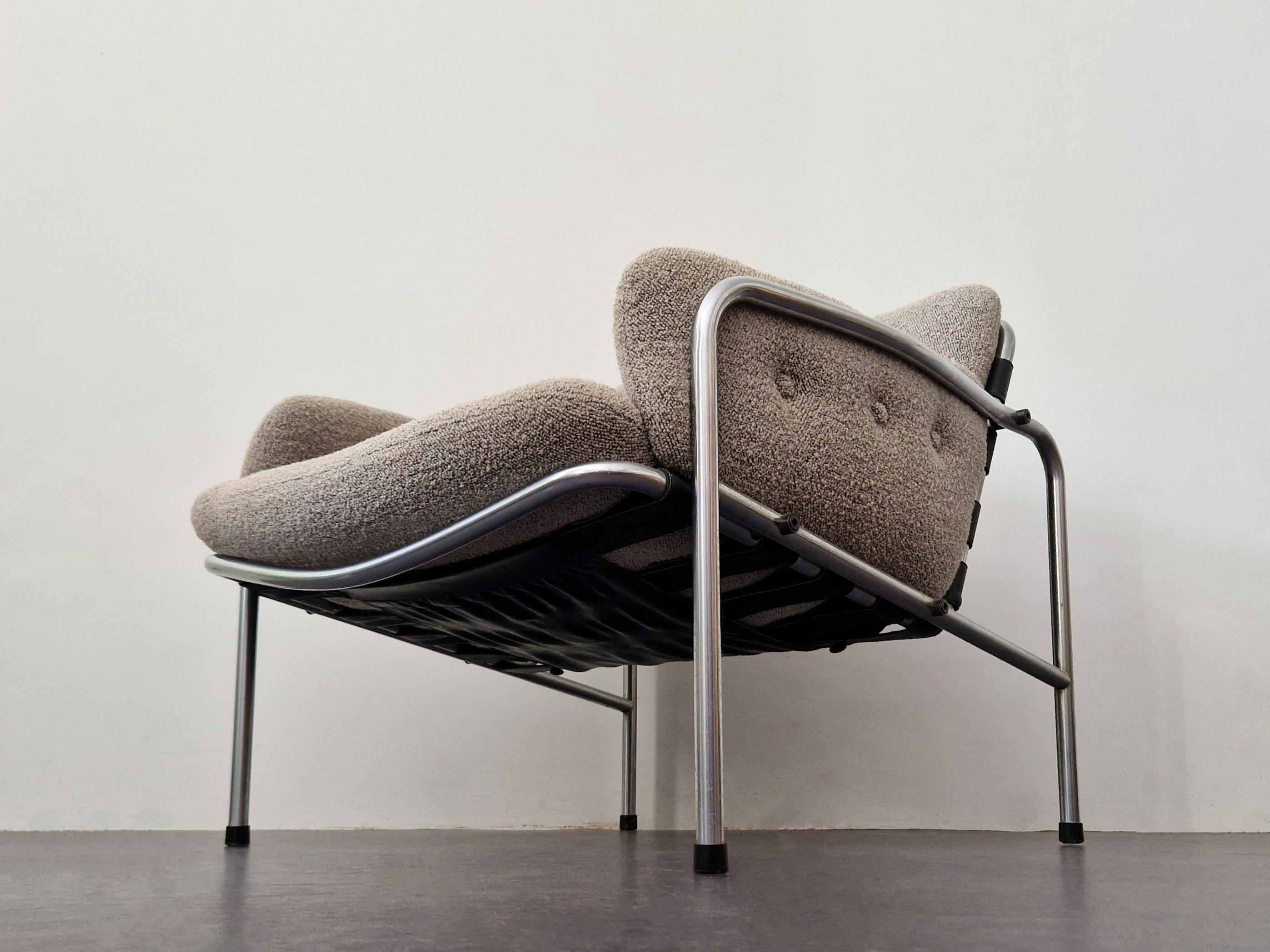 Metal sz08/Osaka 1 lounge chair by Martin Visser for 't Spectrum, The Netherlands 1969