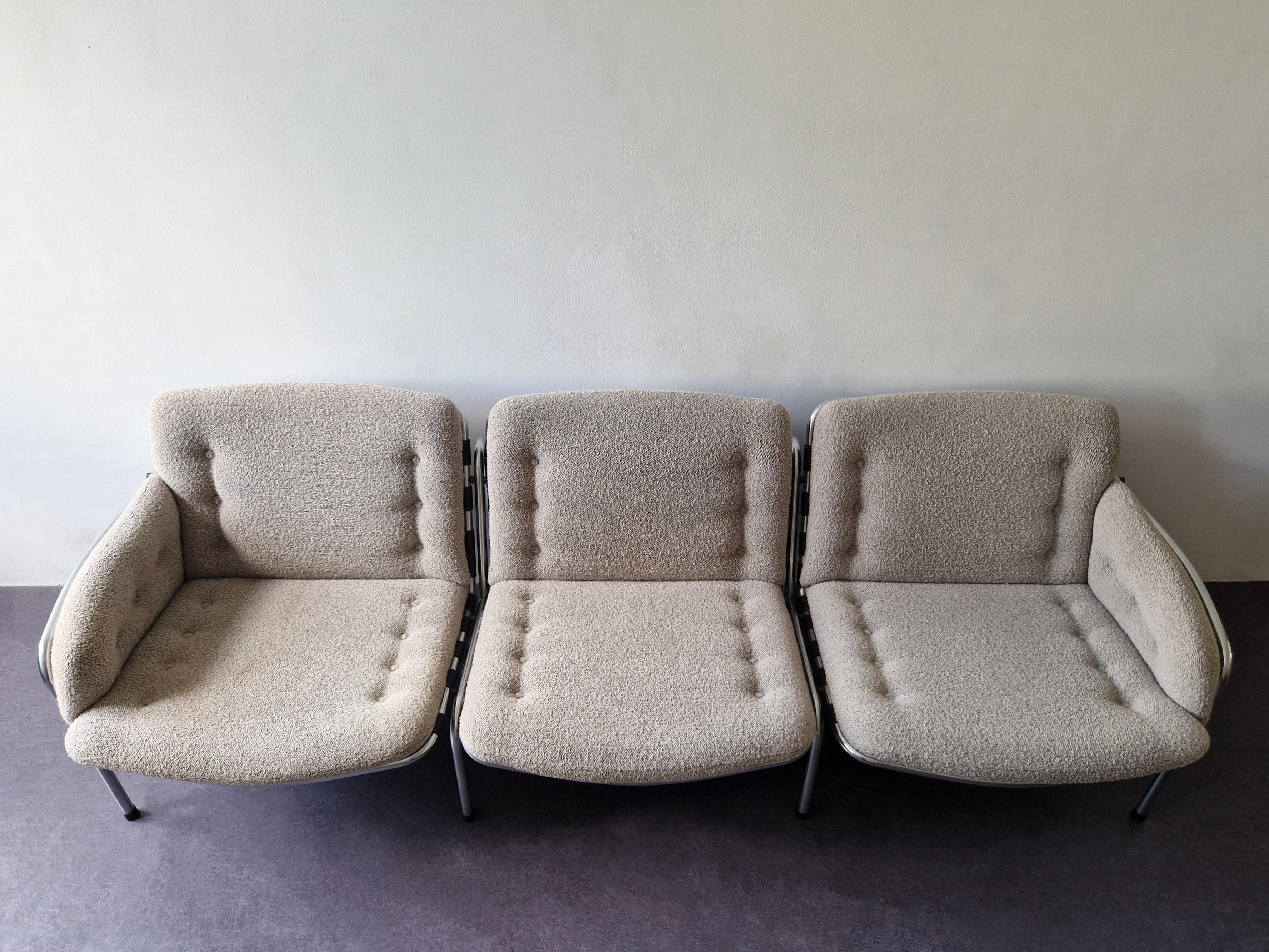 Mid-Century Modern sz12/Osaka 3 sofa by Martin Visser for 't Spectrum, The Netherlands 1969