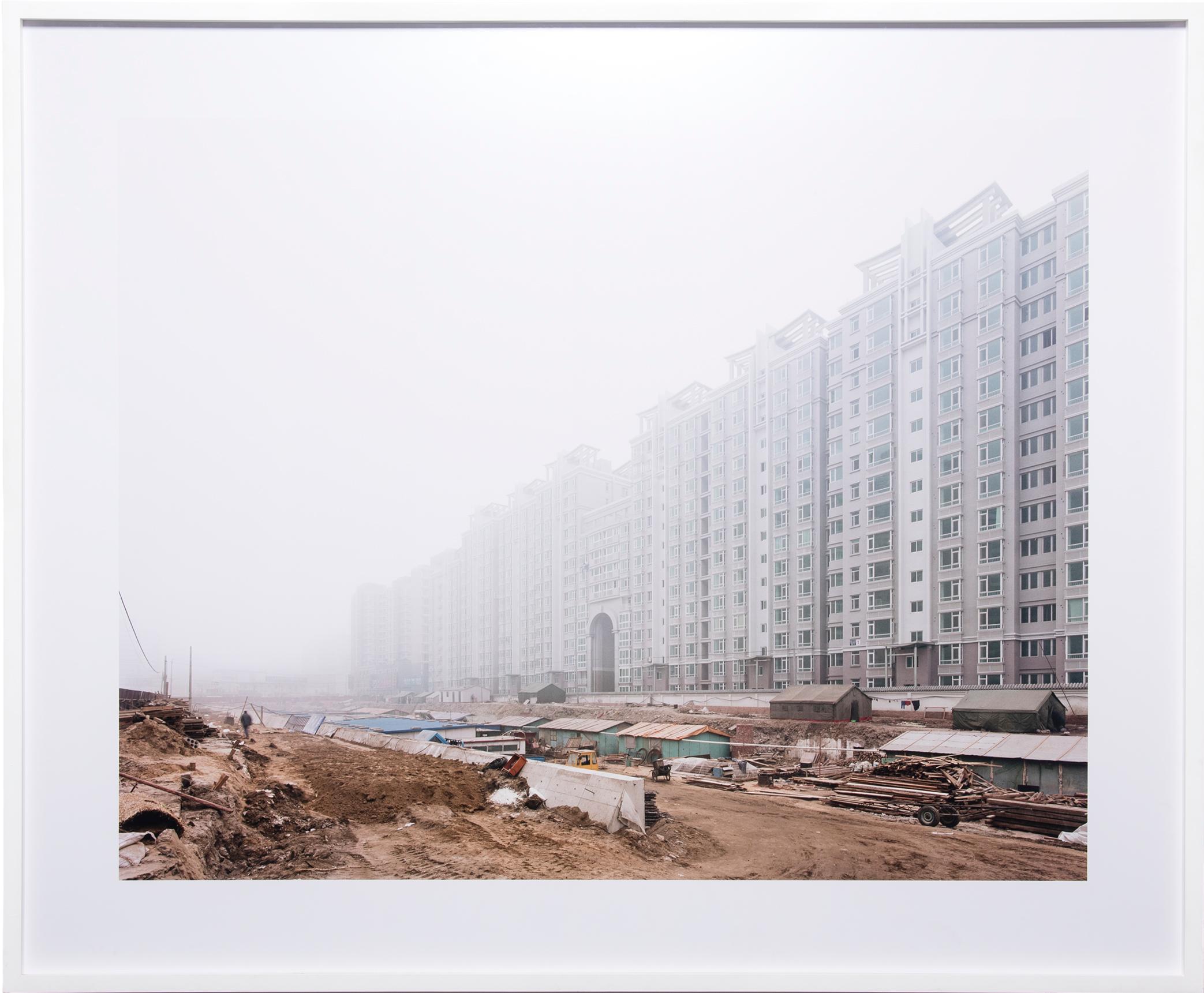 Sze Tsung Leong Landscape Photograph - "Xizhimen, Haidian District, Beijing, " C-Print, 2002