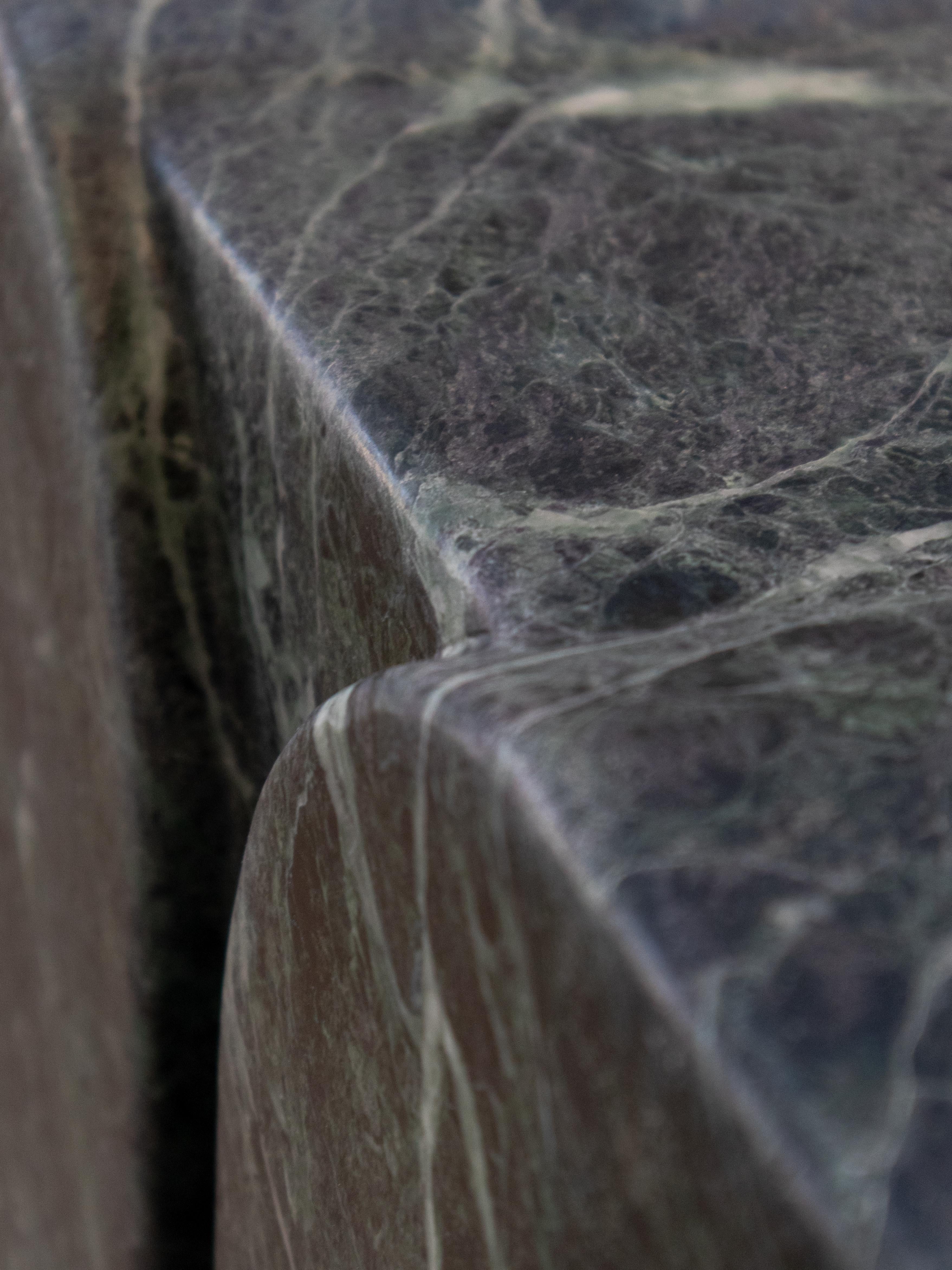Italian T-02 Marble Console by Serafini For Sale