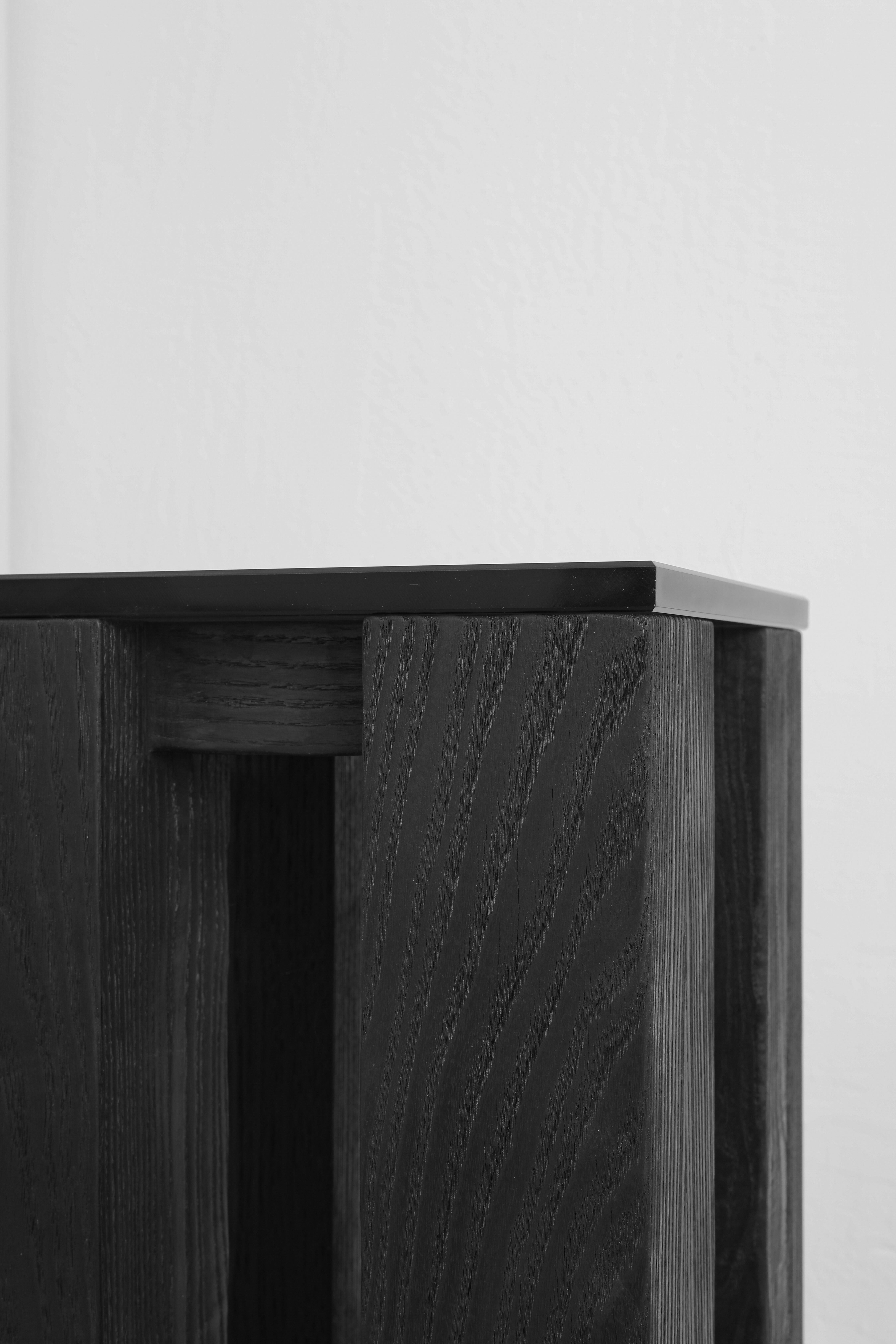 Contemporary T-03 Side Table by Orlando Pippig For Sale