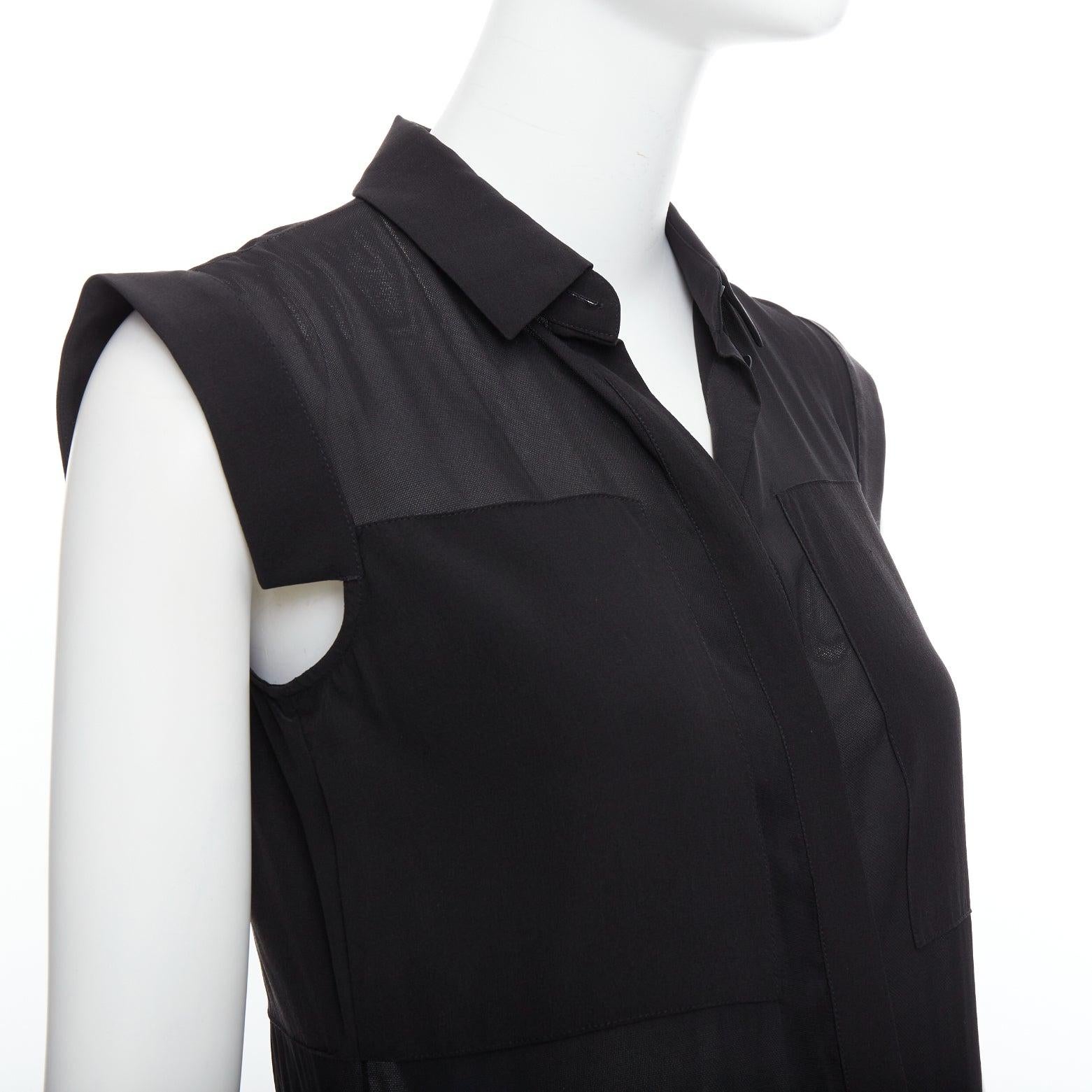 T ALEXANDER WANG noir robe à manches capuchon avec boutons en soie mélangée transparente XS
Référence : YIKK/A00130
Marque : T Alexander Wang
Designer : Alexander Wang
Collectional : AT&T
MATERIAL : Soie, mélange
Couleur : Noir
Motif :