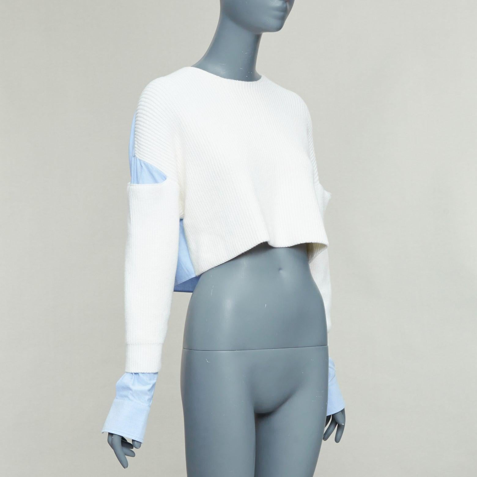 T ALEXANDER WANG cream blue cotton blend hybrid sweater shirt XS
Reference: YIKK/A00225
Brand: T Alexander Wang
Designer: Alexander Wang
Collection: T
Material: Cotton, Blend
Color: Cream, Blue
Pattern: Solid
Closure: Pullover
Extra Details: A