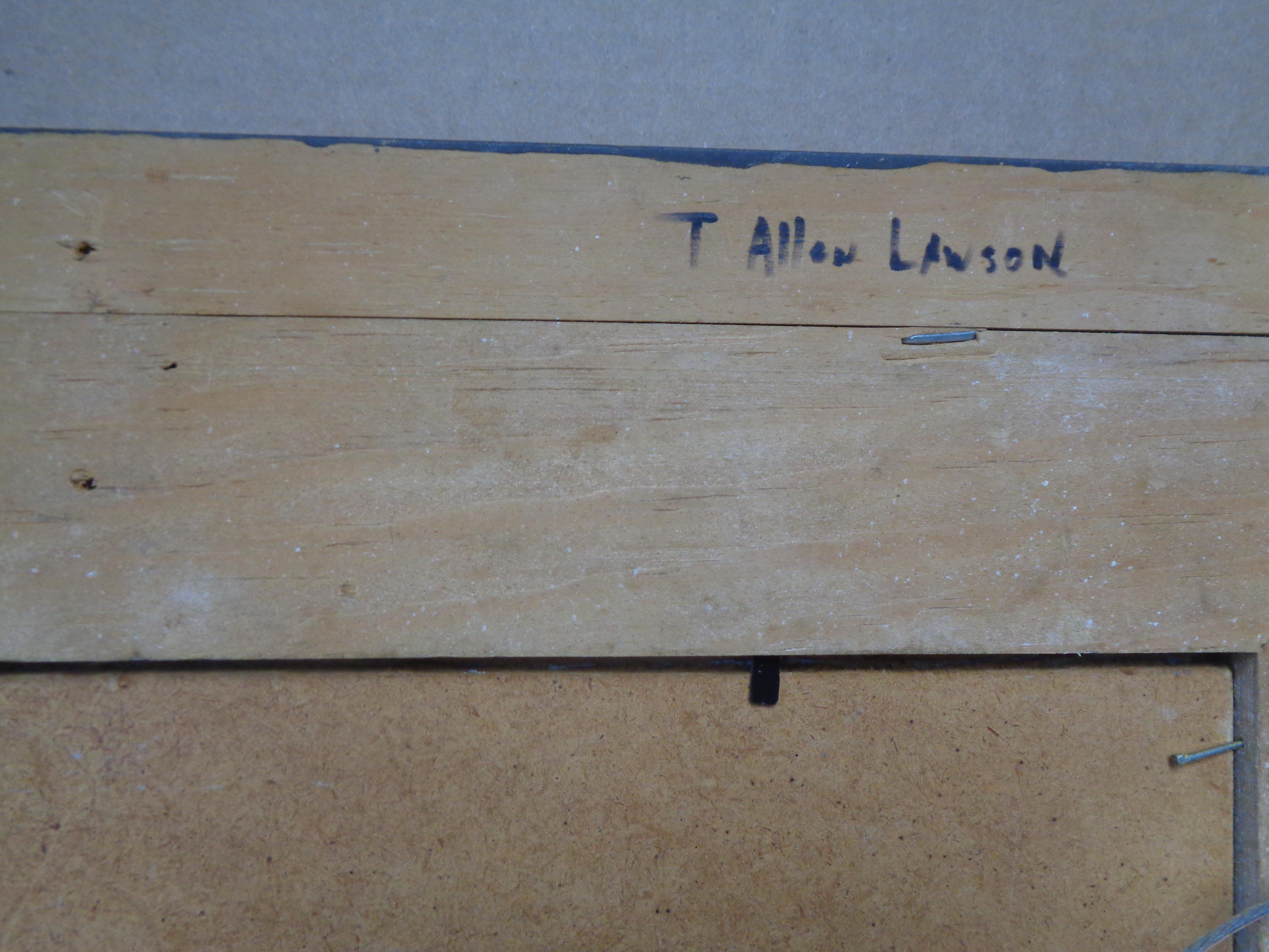 American Impressionist T Allen Lawson Seascape Oil Painting 1988 Mass. Marine For Sale 7