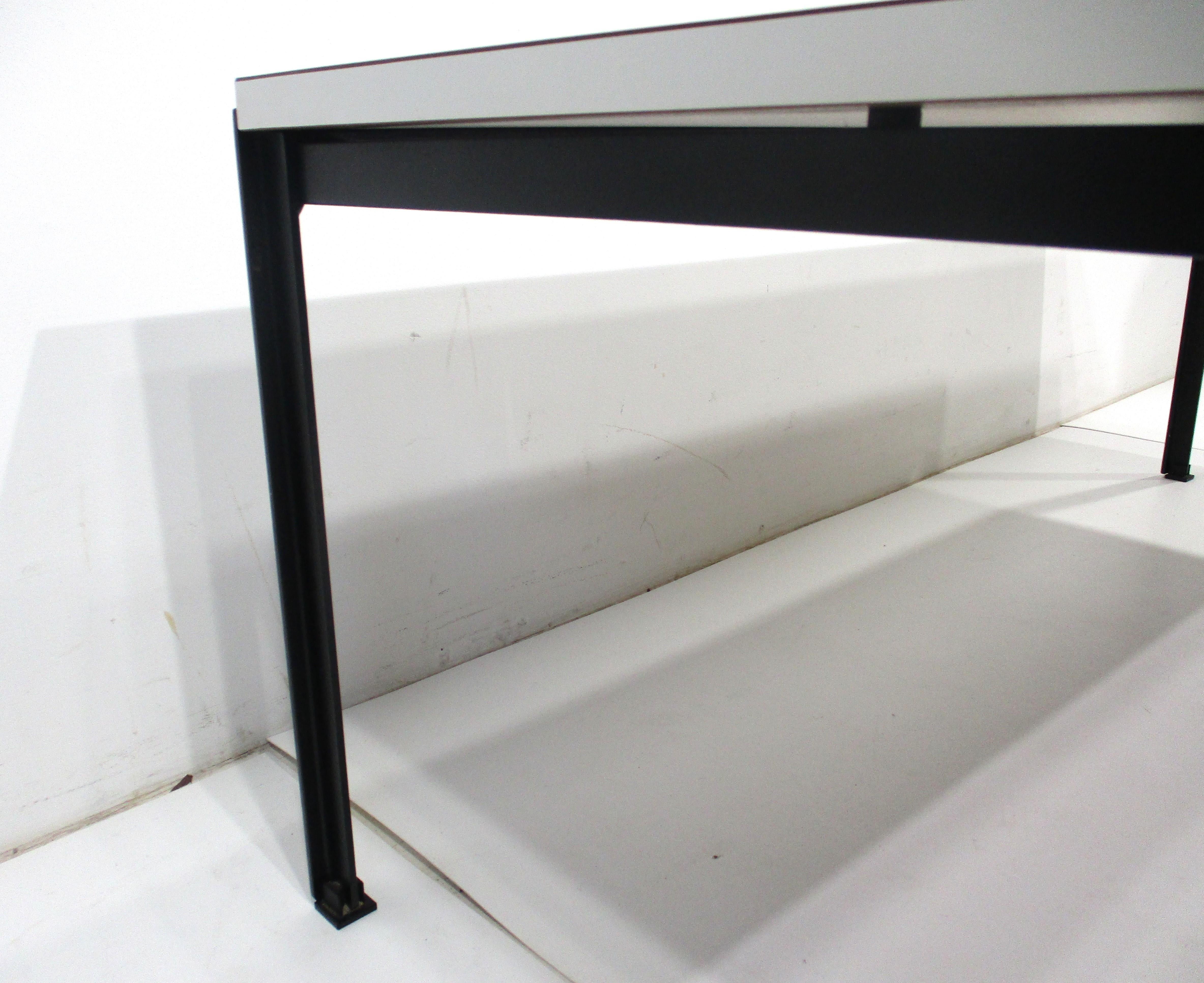 20th Century T Angle Steel Coffee Table by Florence Knoll for Knoll  