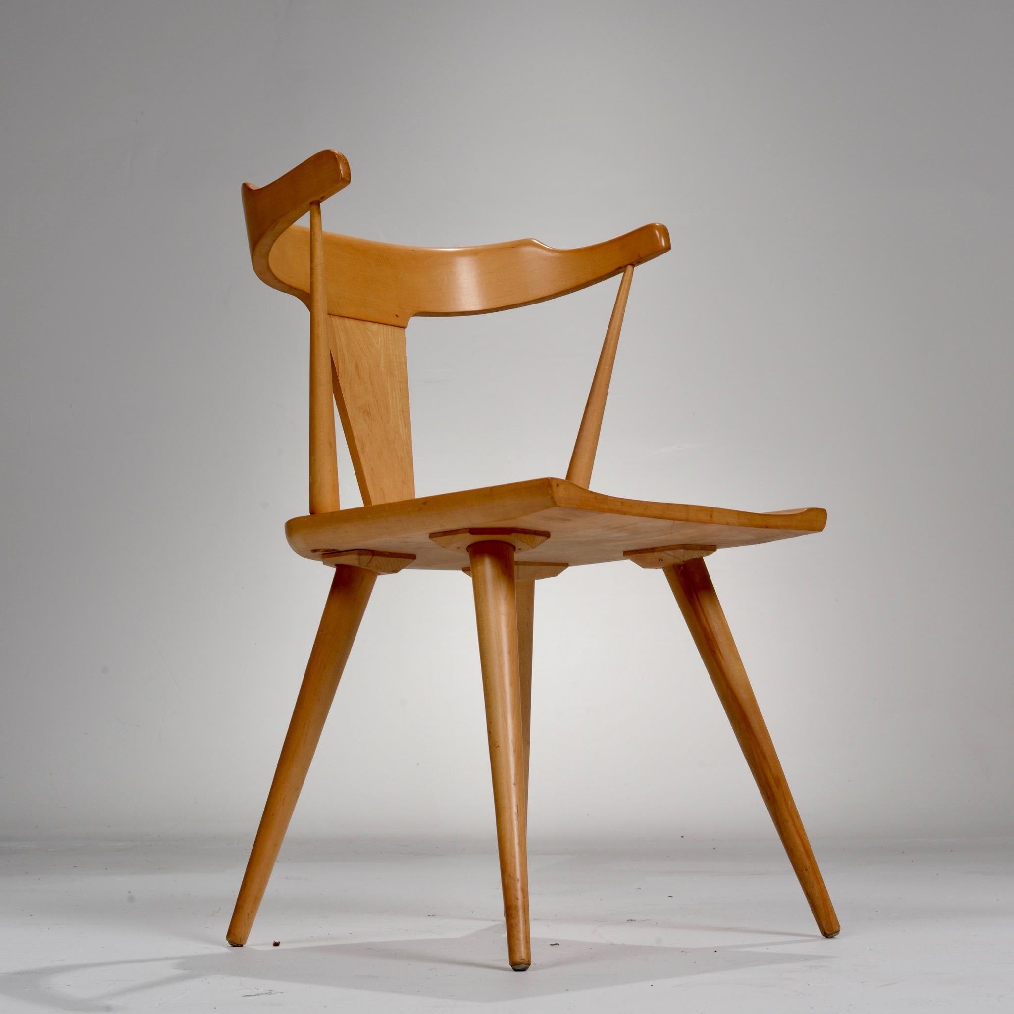 T-Back Planner Group Chair by Paul McCobb for Winchendon In Good Condition For Sale In Los Angeles, CA