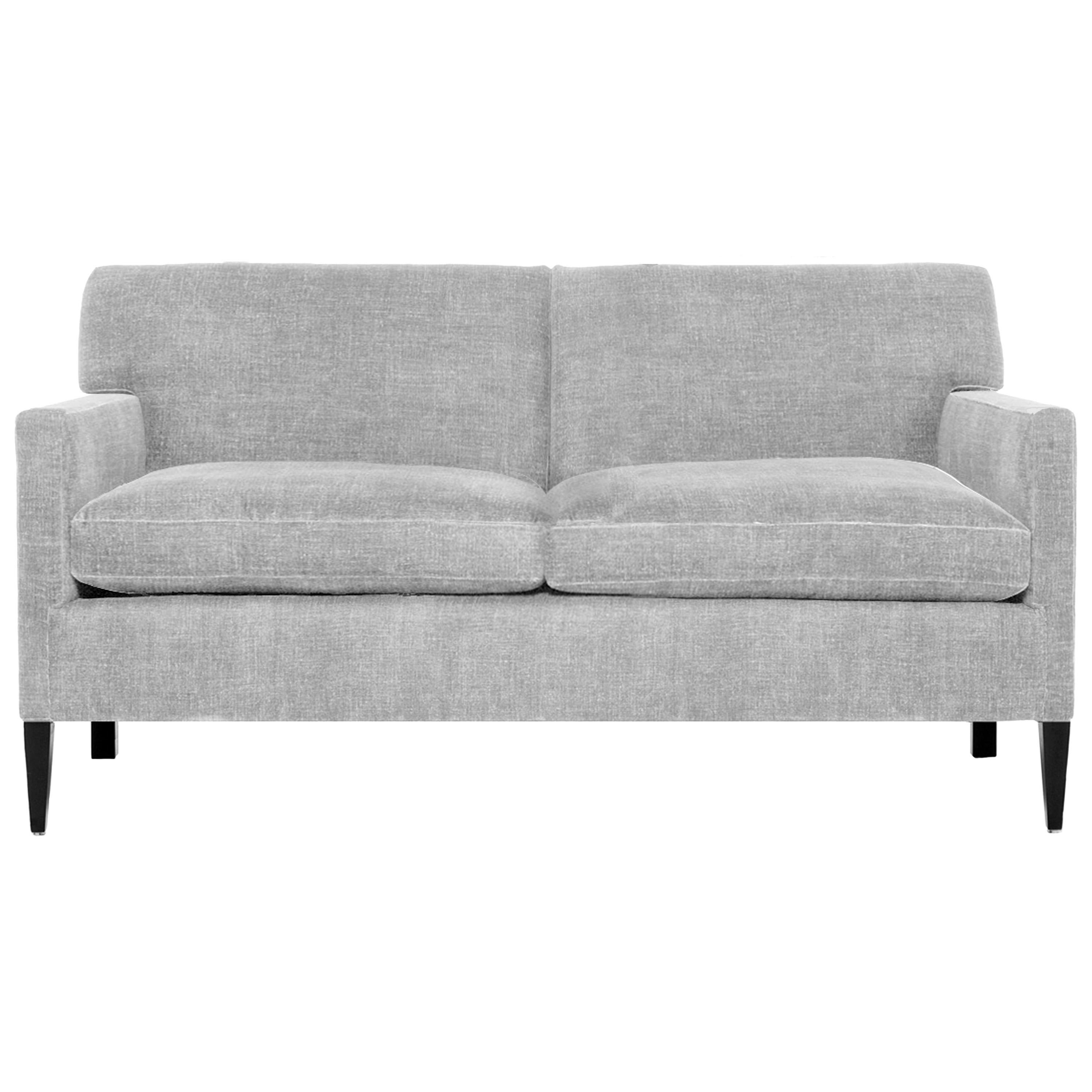 T-Back Upholstered 60" Sofa in Wool, Vica Designed by Annabelle Selldorf