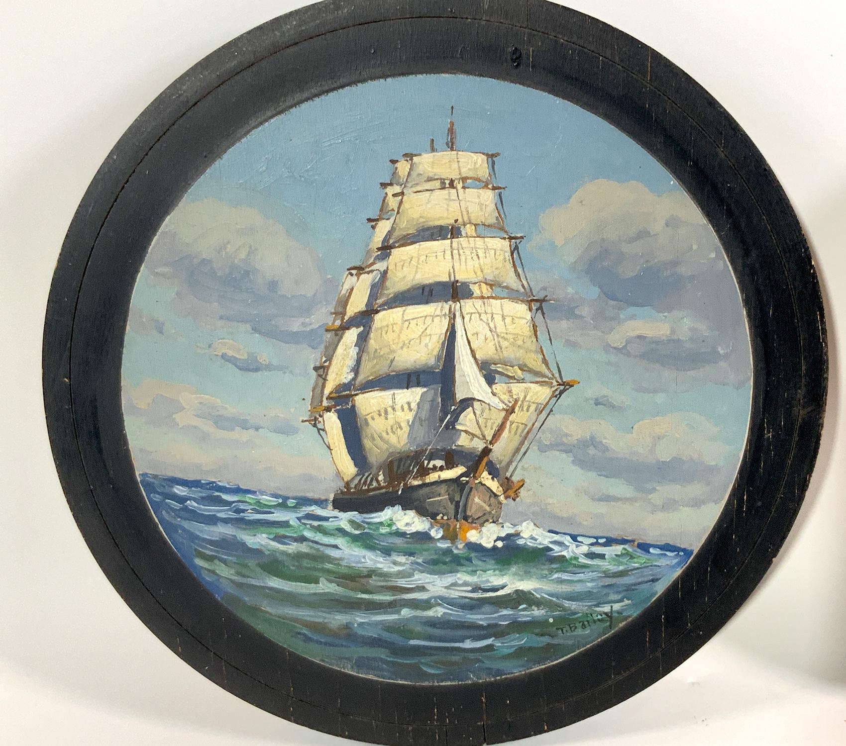 T. Bailey Paintings Of Clipper Ships 1