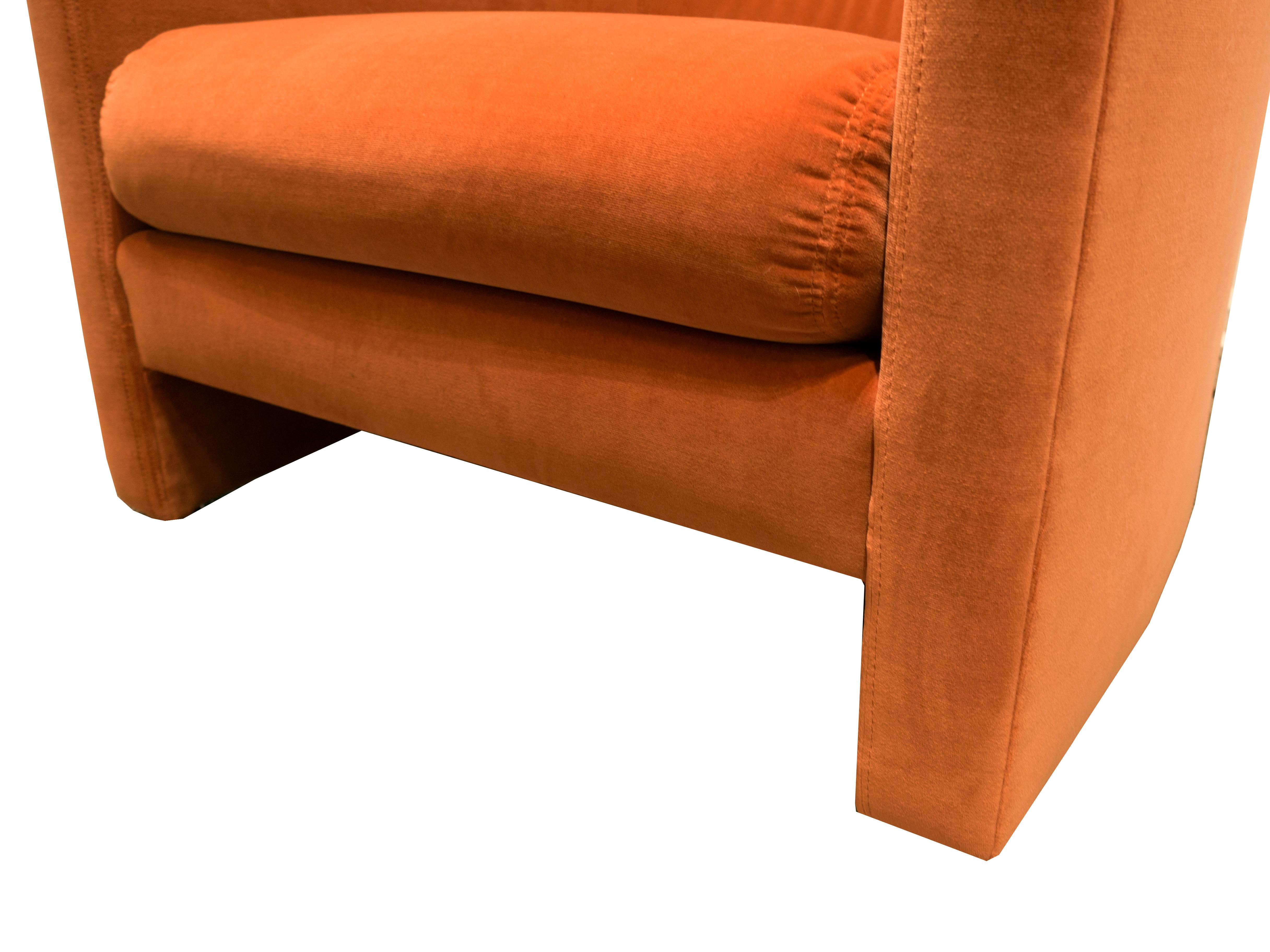 Mid-Century Modern t brown studio U-Lounge Chair For Sale