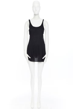 T BY ALEXANDER WANG 100% rayon blacn scoop neck twist open back tank top XS