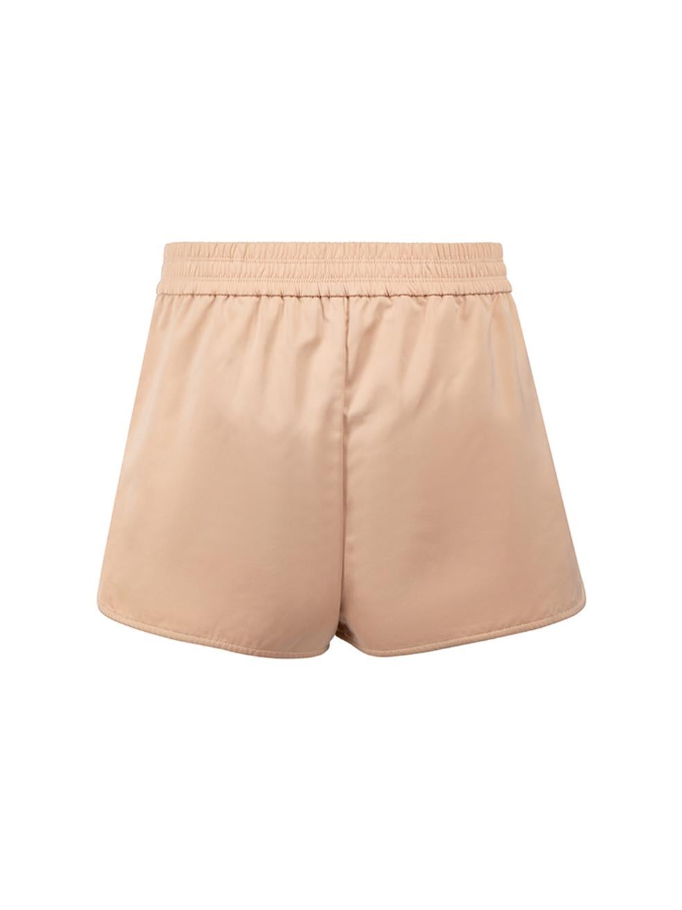 T by Alexander Wang Pink Elastic Waistband Mini Shorts Size S In Good Condition For Sale In London, GB