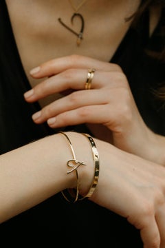 T by ThoSay 1 Diamant-Armreif - 14K Gold, Diamant im Brillantschliff