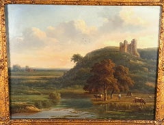 A.I.C. (1777-1843) Anglais Huile sur carton c. 1810