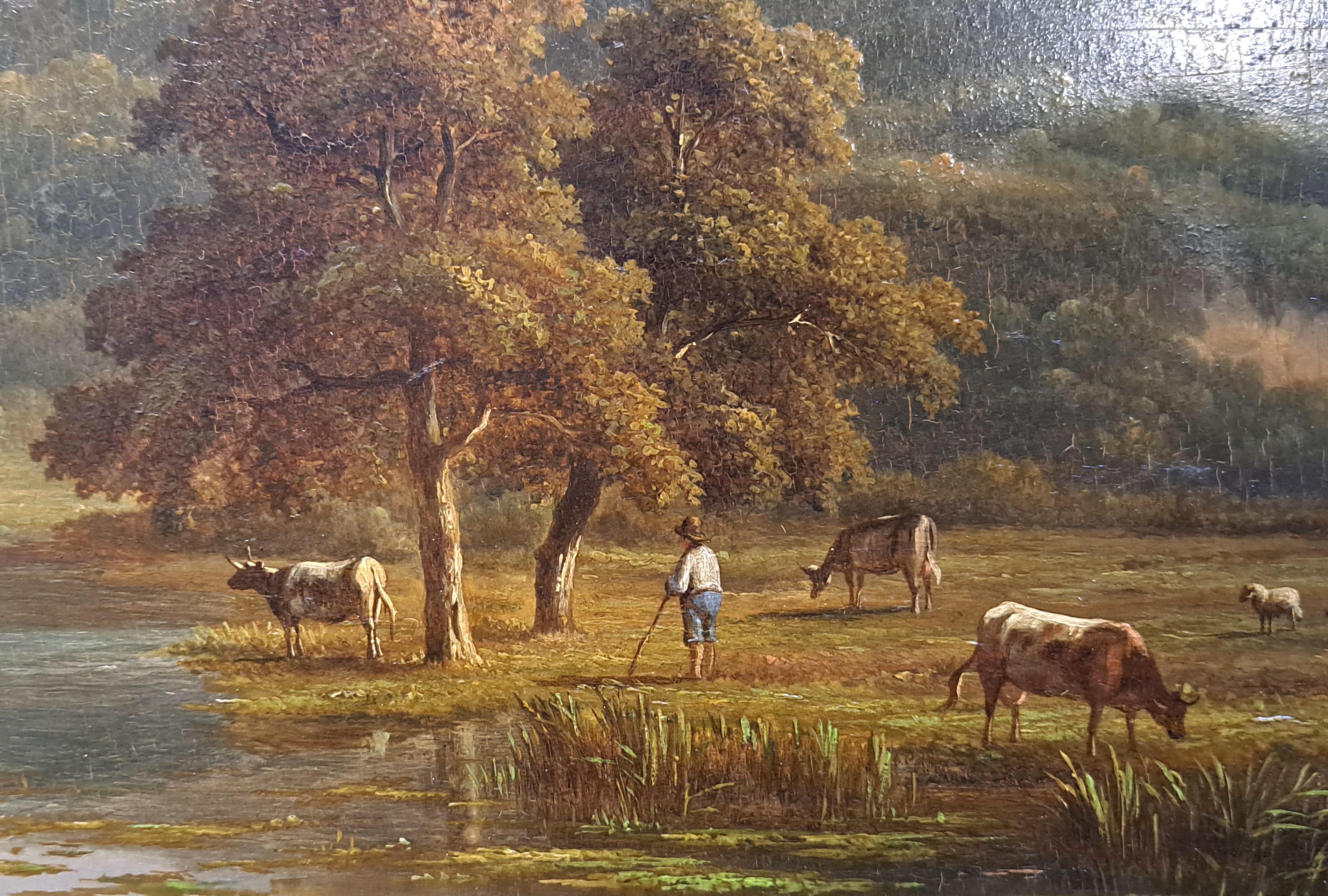 T C Hofland (1777-1843) English Oil on Board c. 1810 For Sale 2