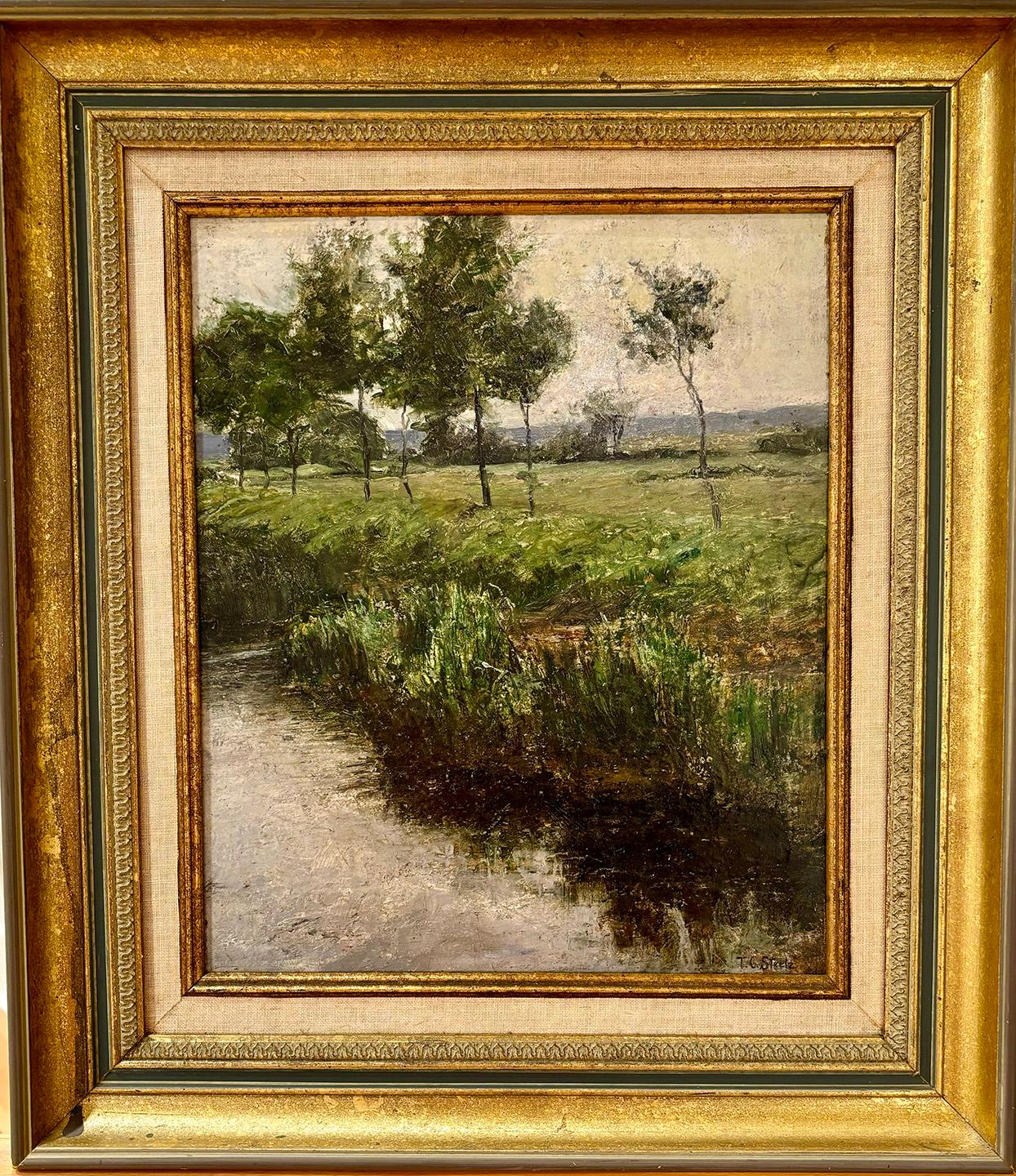 Münchner Landschaft – Painting von T. C. Steele