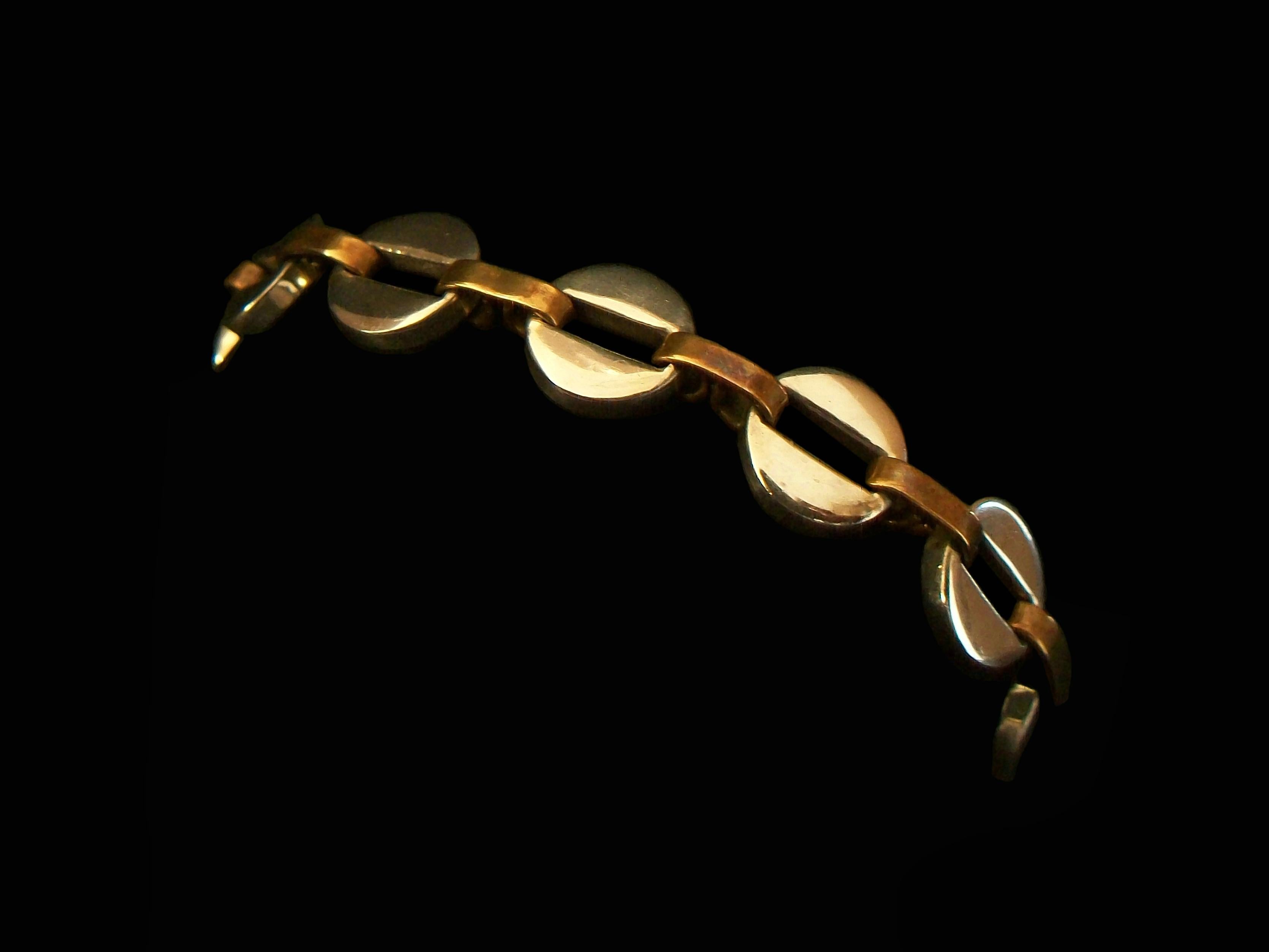 T. Calos, bracelet en argent sterling et cuivre du milieu du siècle, Mexique, vers les années 1960 en vente 7
