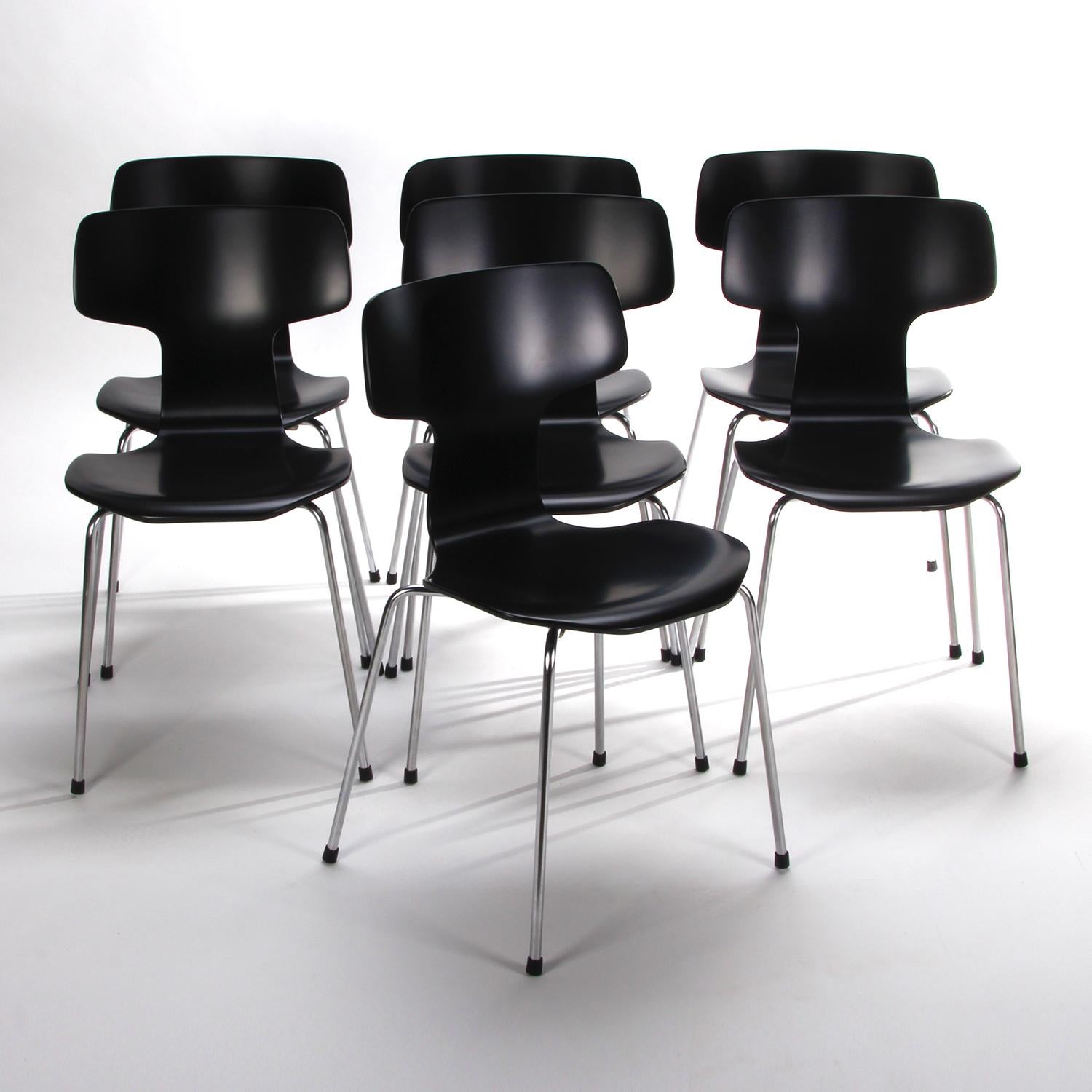 T-CHAIR Model 3103 Chair by Arne Jacobsen, Fritz Hansen, 1957 1