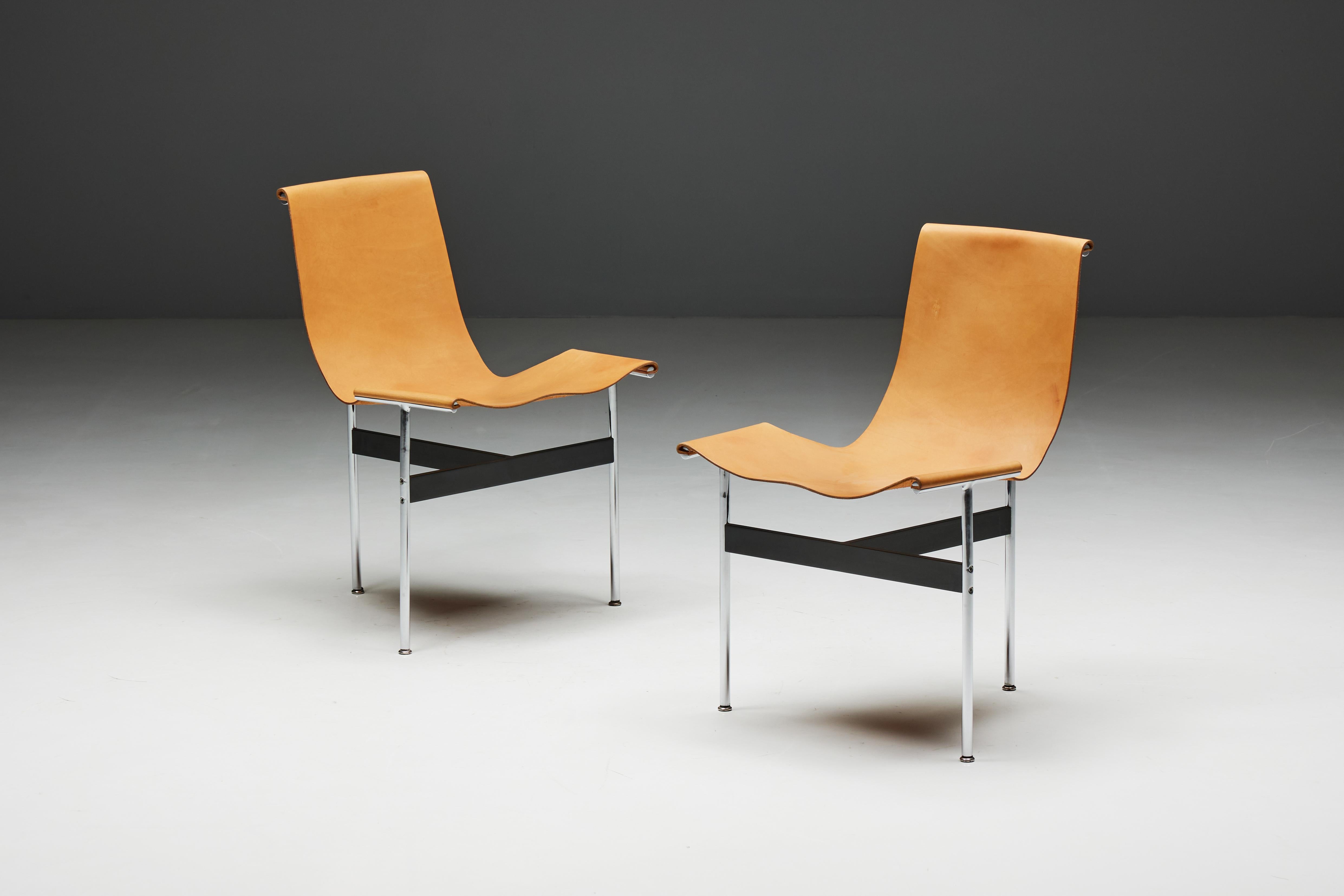 T-Chairs by Katavolos, Kelley & Littell for Laverne International, US, 1950s For Sale 1