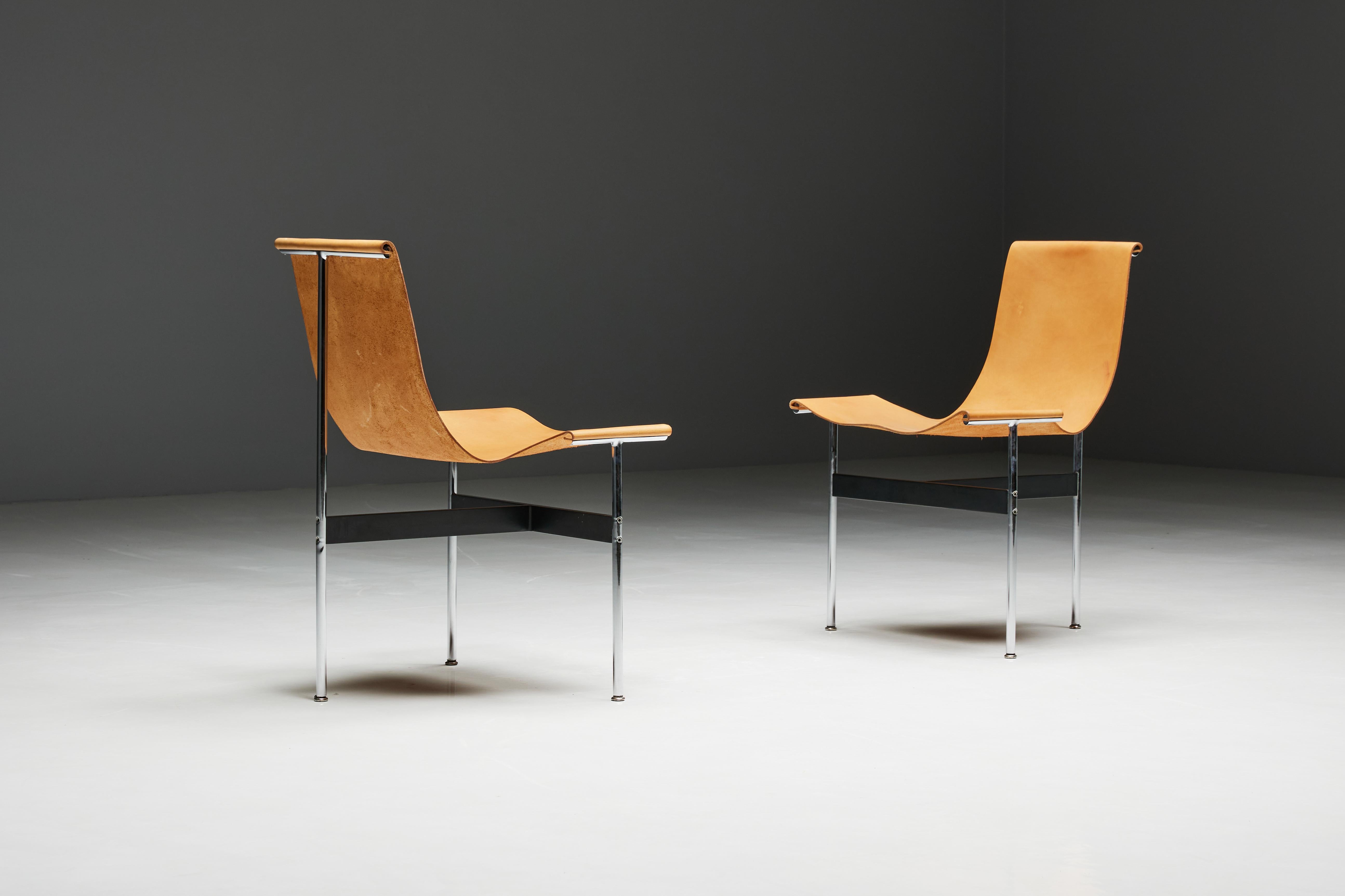T-Chairs by Katavolos, Kelley & Littell for Laverne International, US, 1950s For Sale 2