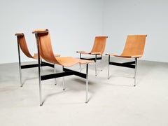 T-Chairs by Katavolos, Littell and Kelley for ICF Padova, 1960s