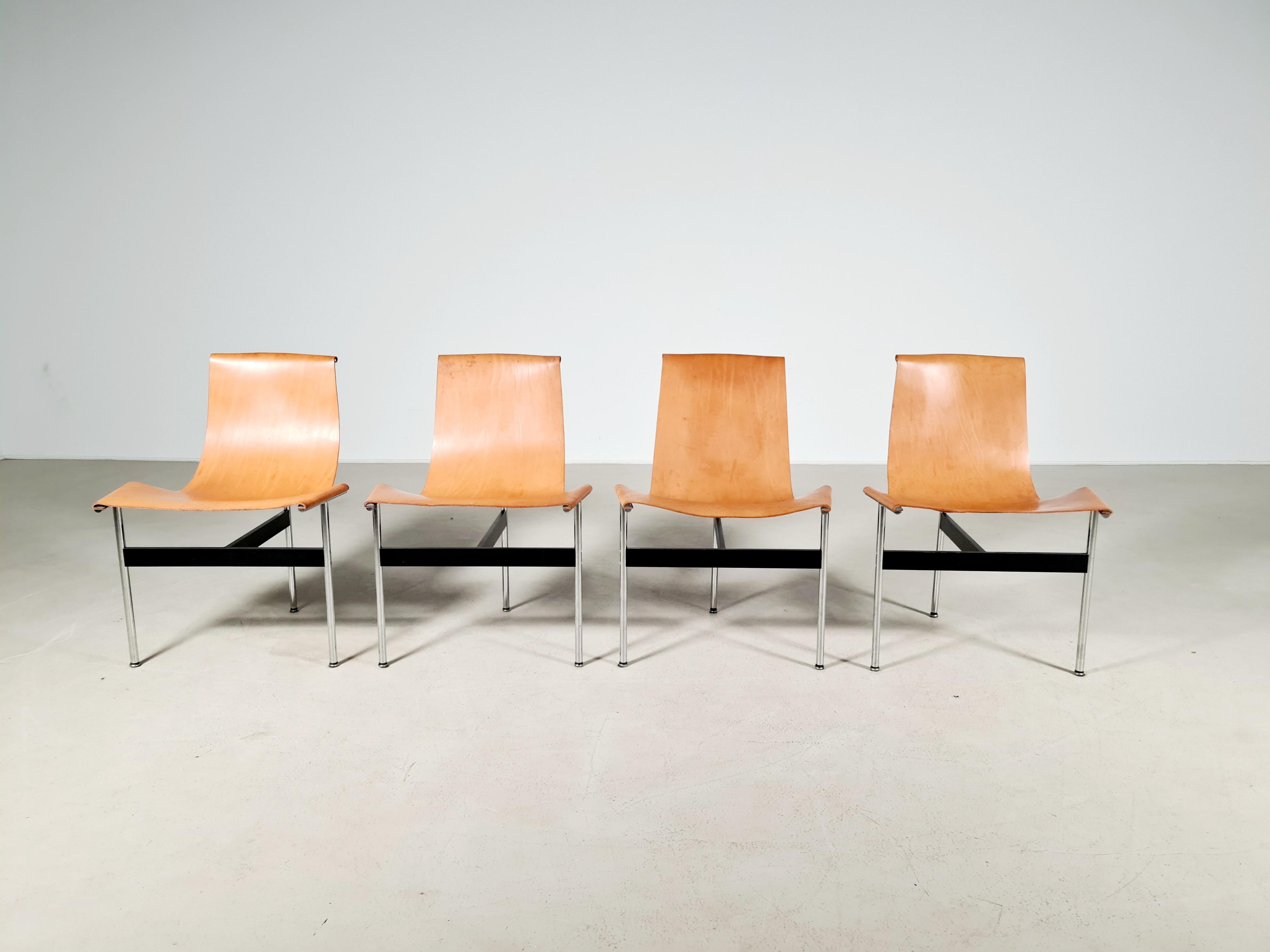 Mid-Century Modern T-Chairs by Katavolos, Littell and Kelley for ICF Padova, 1960s