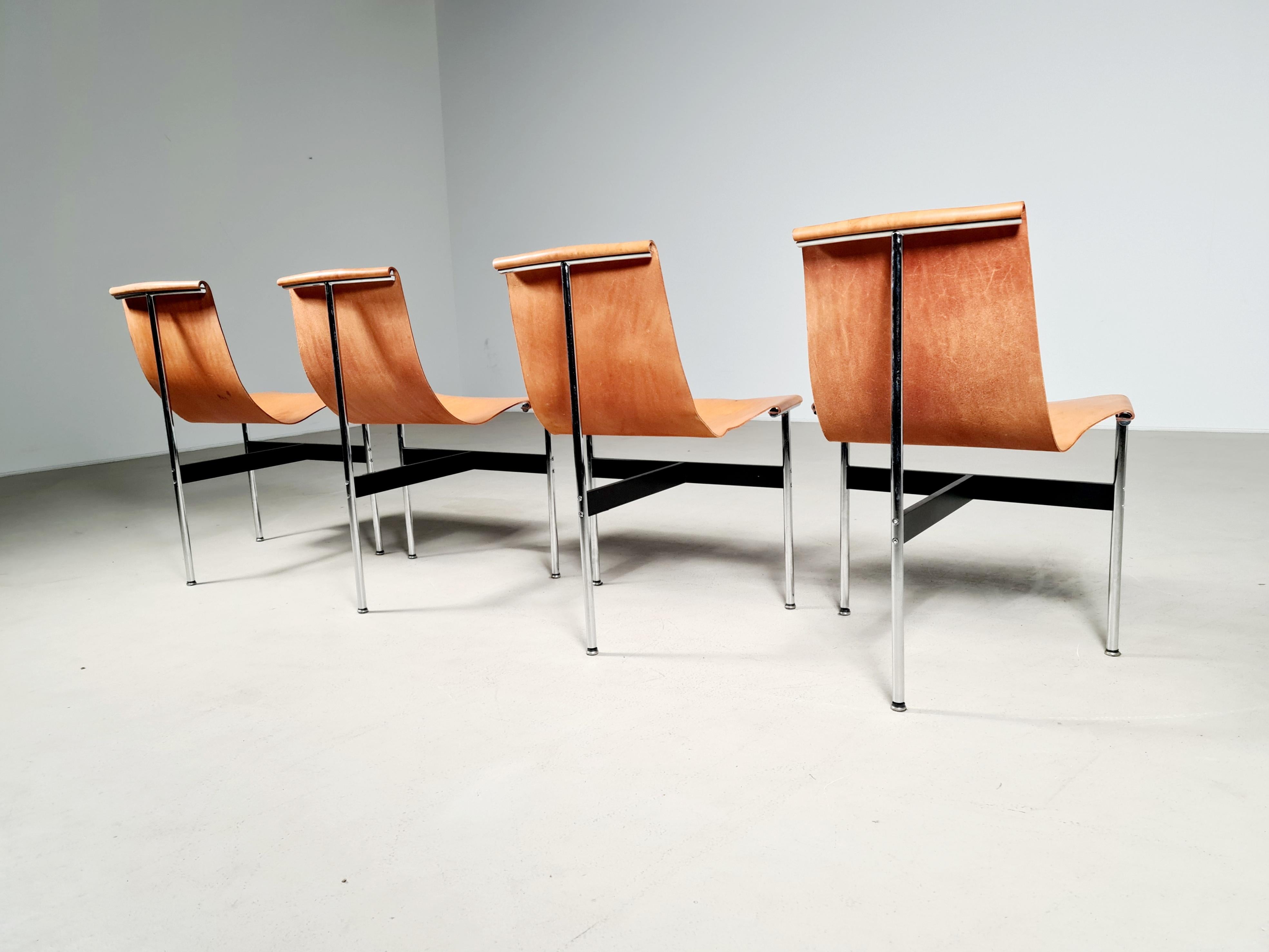 Mid-20th Century T-Chairs by Katavolos, Littell and Kelley for ICF Padova, 1960s
